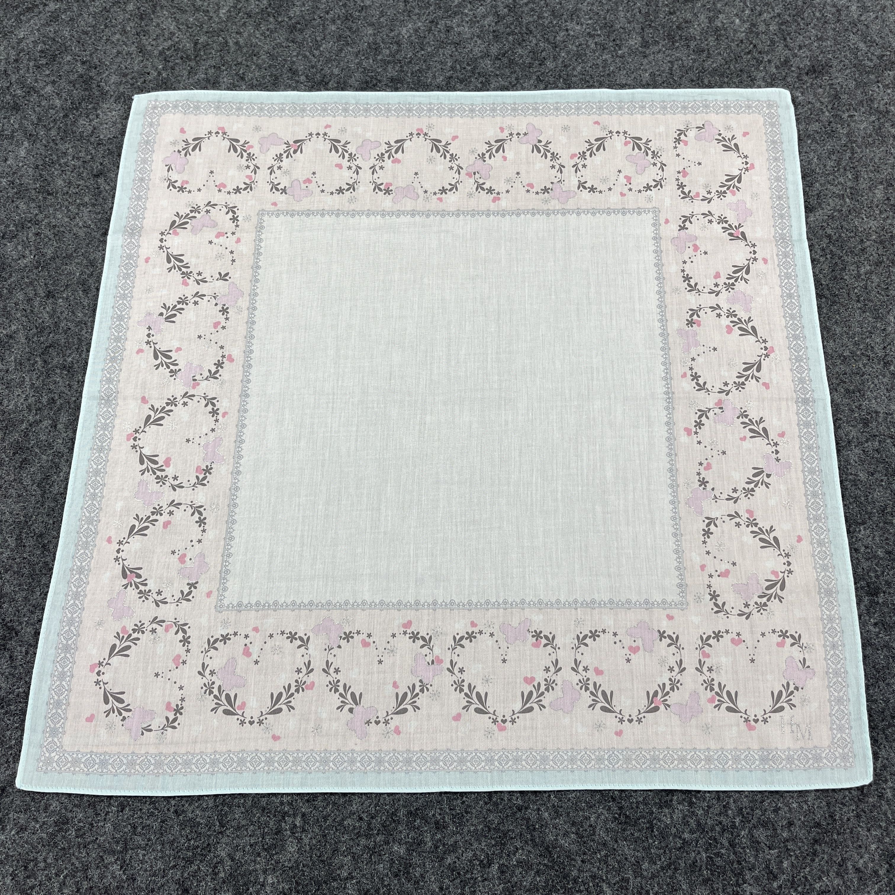 Japanese Brand Vintage Hanae Mori Bandana / Handkerchief / Neckerchief B298 Size ONE SIZE - 5 Thumbnail