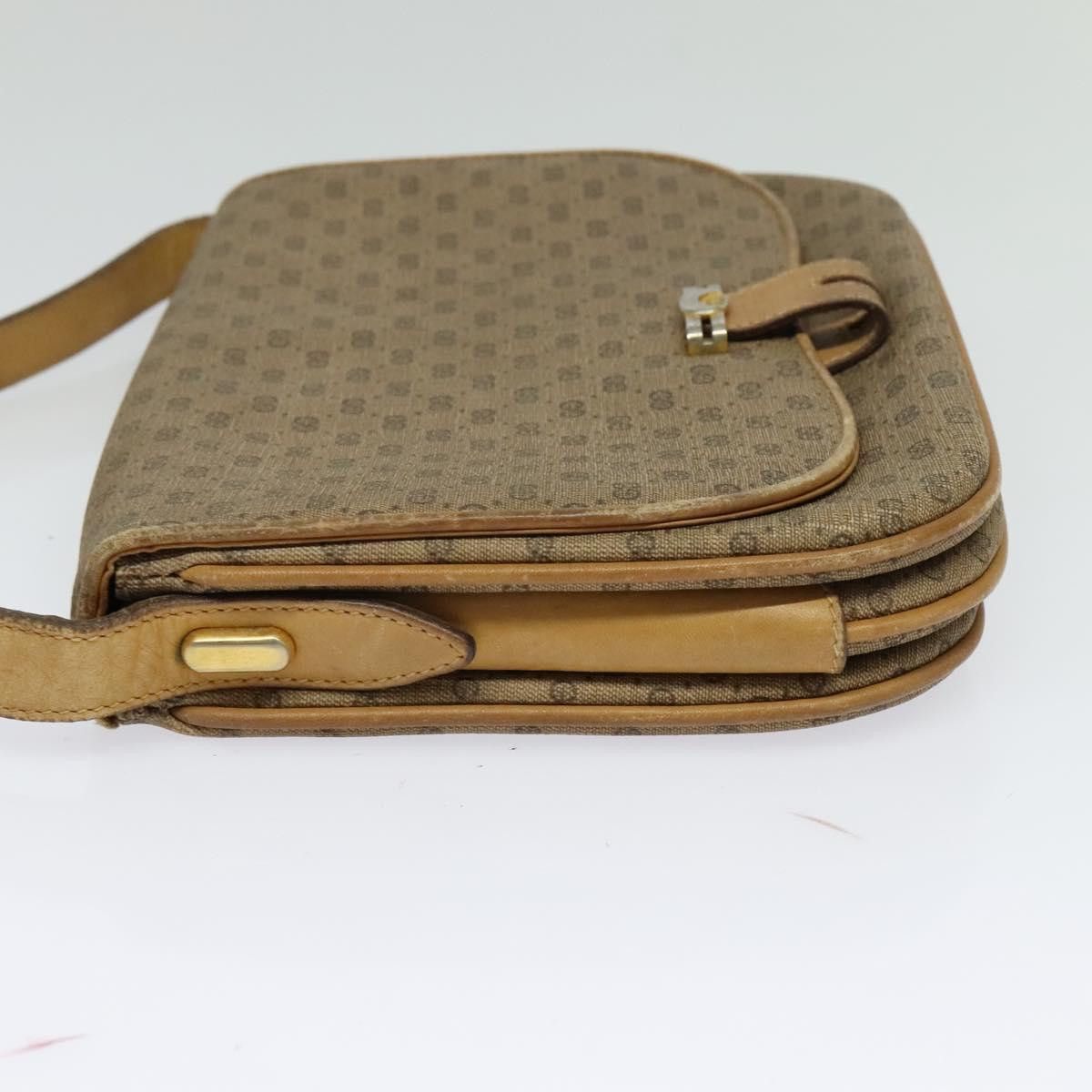 Gucci GUCCI Micro GG Supreme Shoulder Bag Pvc Beige Gold 001 406 Size ONE SIZE - 4 Thumbnail