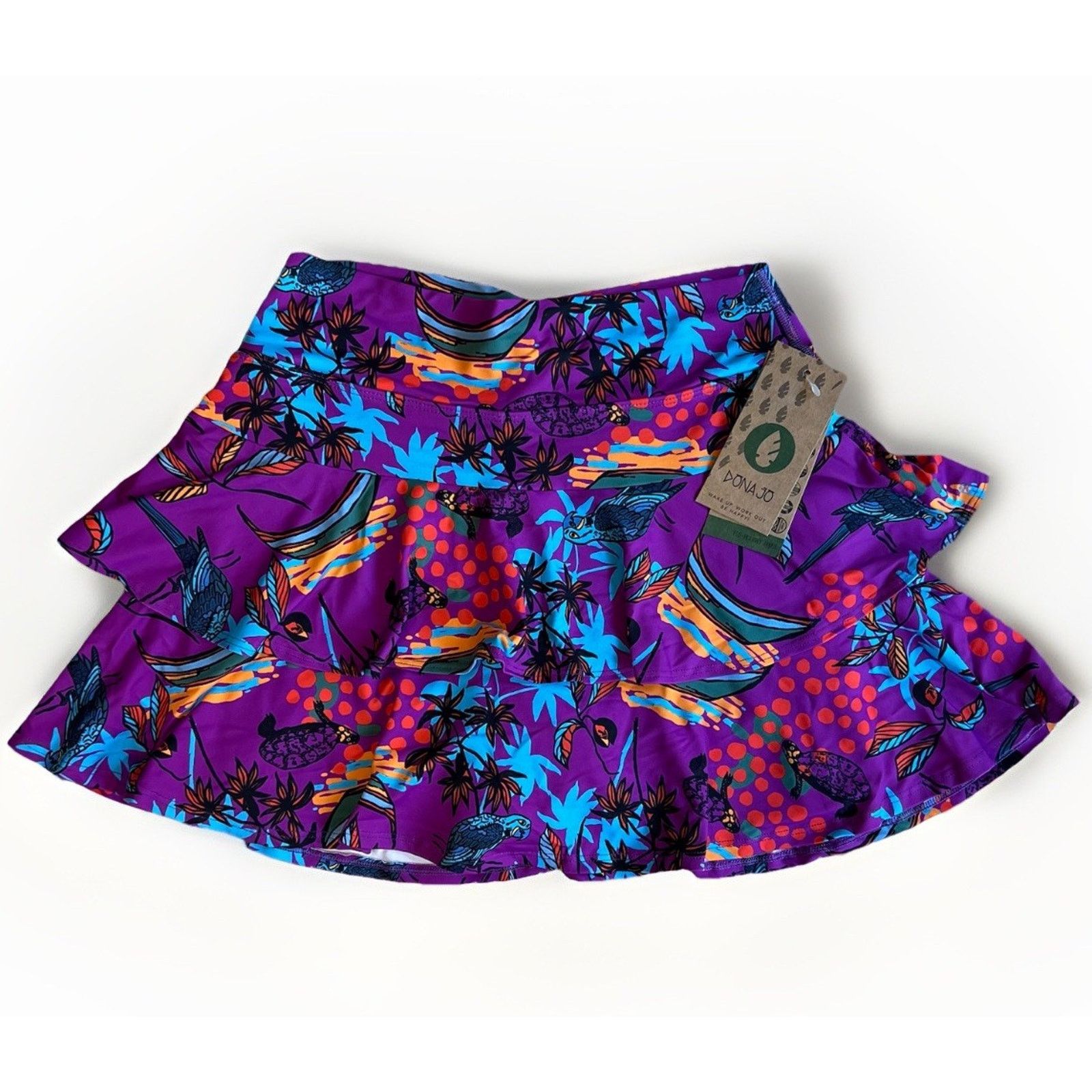 Other NWT Dona Jo Soar Skort 1.5 (M) Tennis Tiered Ruffle Size 30" / US 8 / IT 44 - 1 Thumbnail