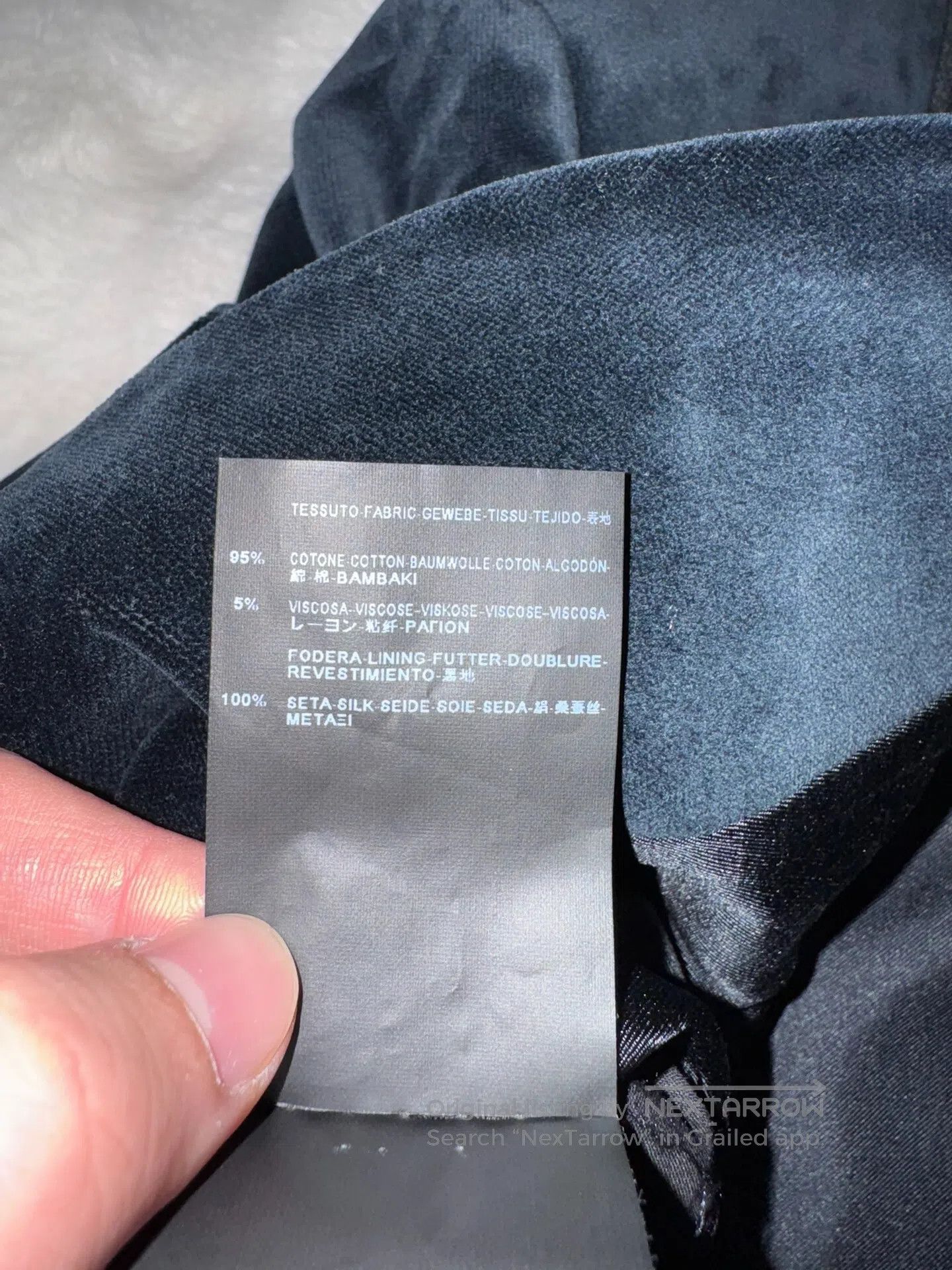 Saint Laurent Paris Saint Laurent Paris Original Year Navy Velvet Suit| Size US M / EU 48-50 / 2 - 6 Thumbnail