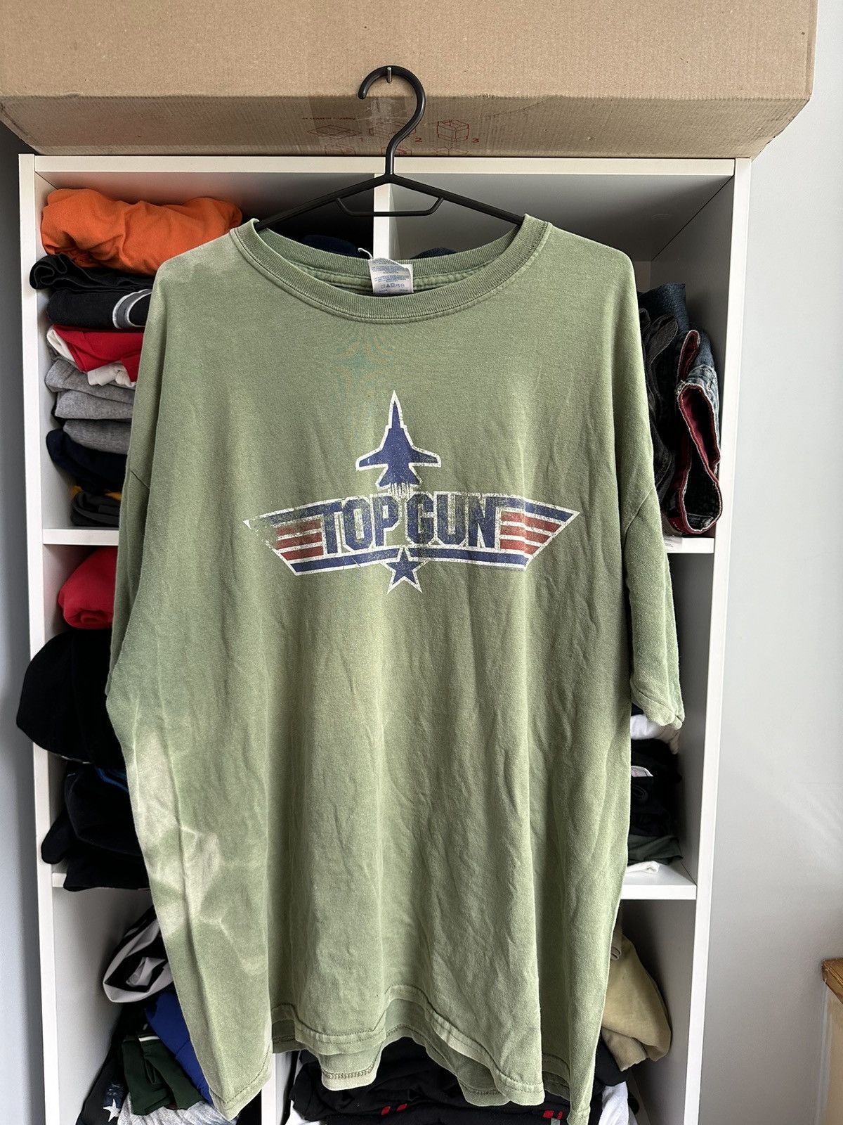 Band Tees 🔥VINTAGE TOP GUN TYE DYE FADED T-SHIRT🔥 Size US XL / EU 56 / 4 - 1 Thumbnail