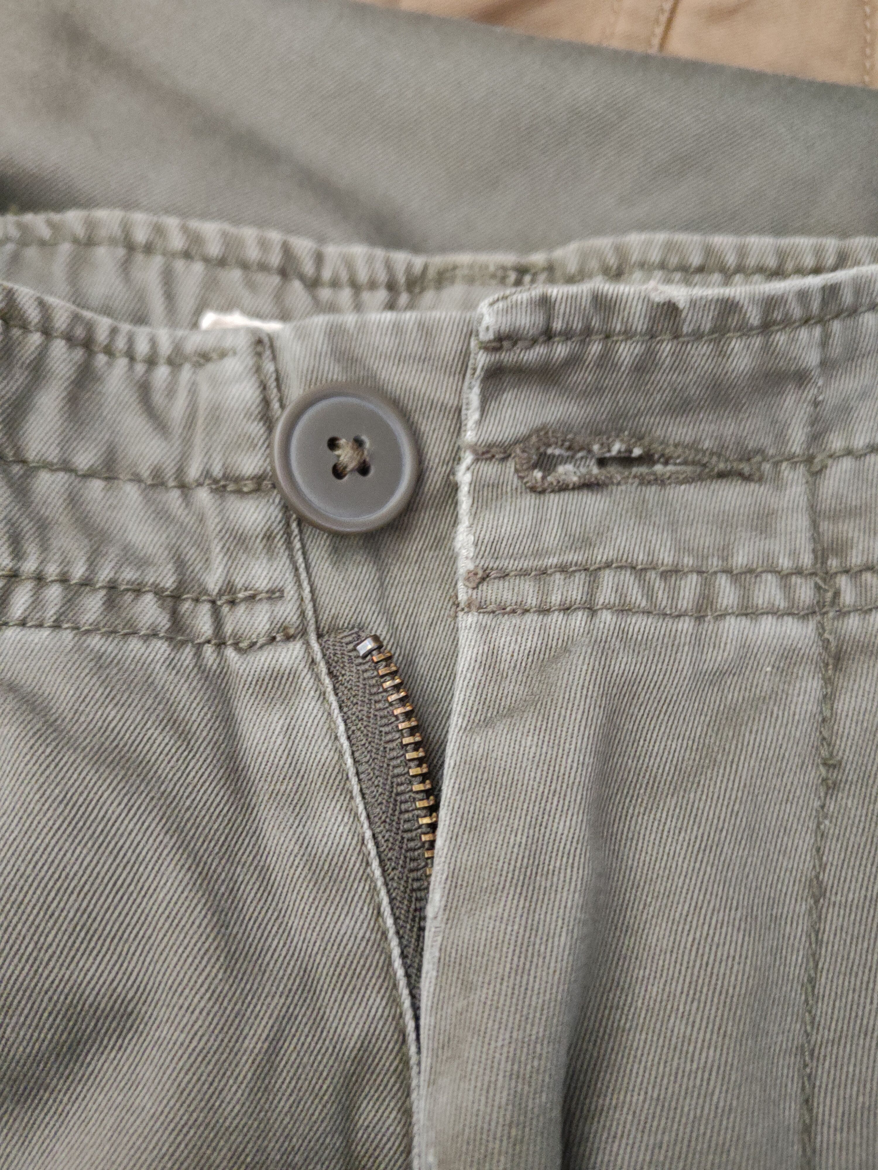 Japanese Brand DL Real Crush Clothing Olive Multipocket Cargo Pants #276 Size US 32 / EU 48 - 18 Thumbnail
