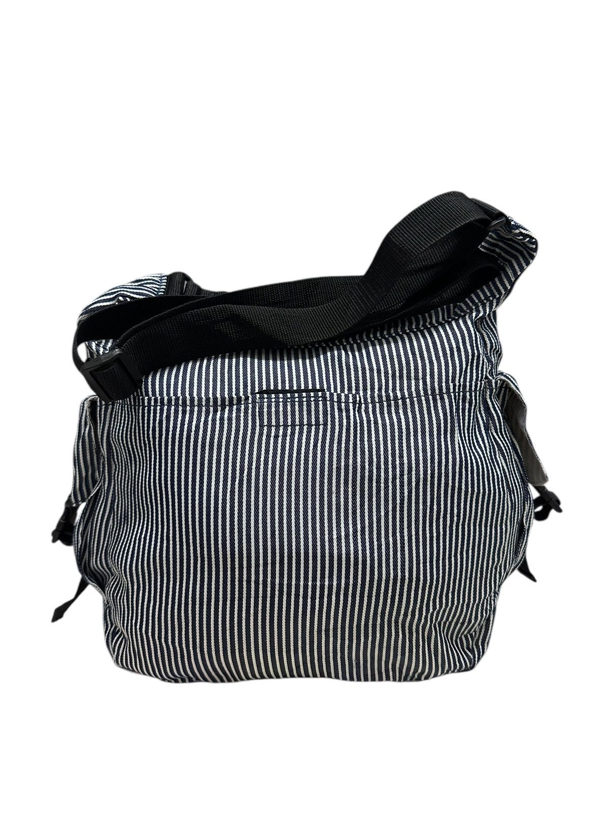 Japanese Brand Vintage 90s Outdoor Striped Railroad Crossbody Sling Bag Size ONE SIZE - 6 Thumbnail