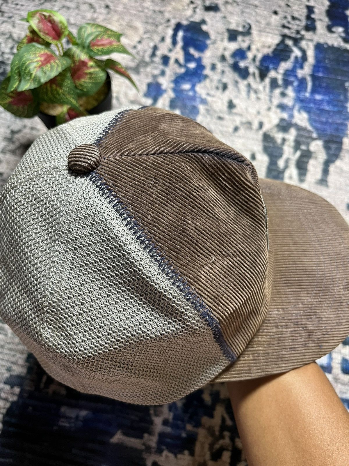 Japanese Brand × Vintage RARE Vintage Surf "Peace" Logo Courdroy Cap Japan Size ONE SIZE - 5 Thumbnail