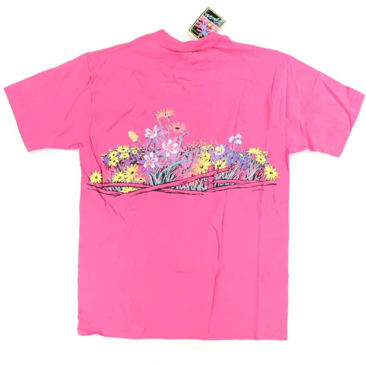 Anvil VTG Anvil Lifestyles 1990 Wild Flowers Solid T-Shirt Pink Men's XL Shirt Mens XL Pink VTG Lifestyles 1990 Wild Flowers Shirt Size US XL / EU 56 / 4 - 4 Thumbnail