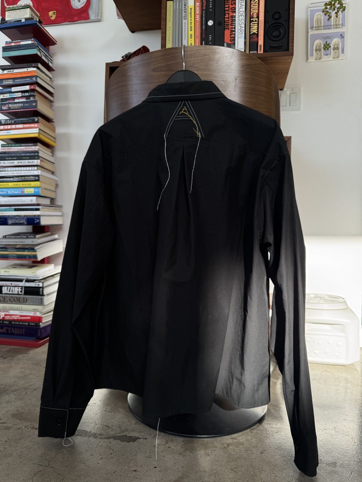 AIREI Airei Long Sleeve Black Button Down Size US XL / EU 56 / 4 - 5 Thumbnail