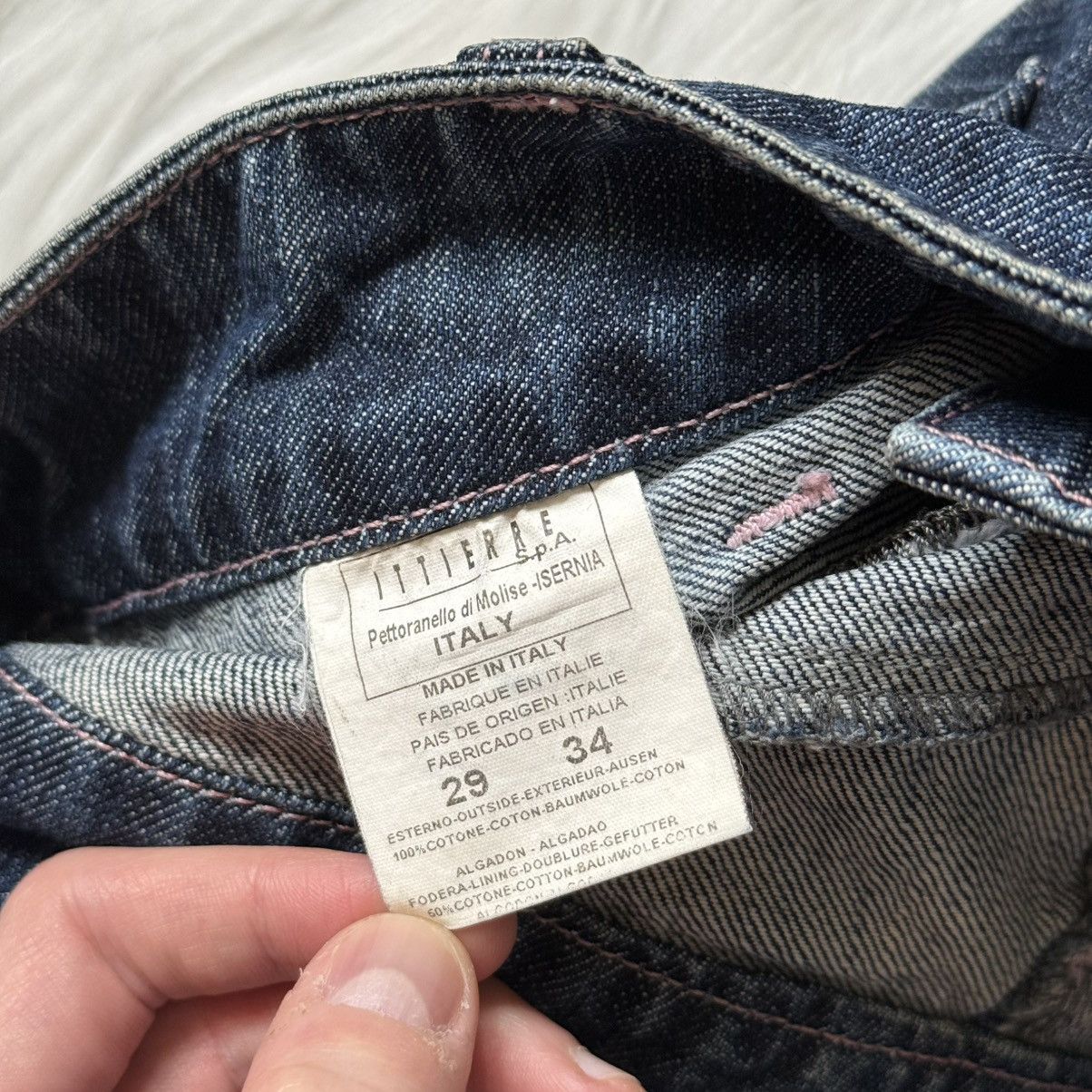 Just Cavalli 📌 Vintage Just Cavalli 00s Flared Bootcut Y2K Jeans Size 29" - 12 Thumbnail