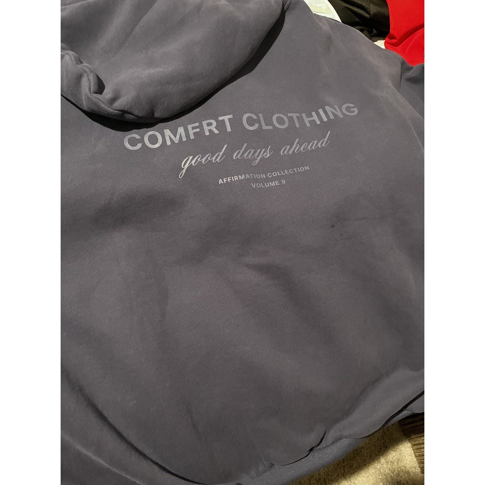 Other Comfrt Clothing 2XL Hoodie Affirmation Vol 9 Navy Oversized Size US XXL / EU 58 / 5 - 13 Thumbnail