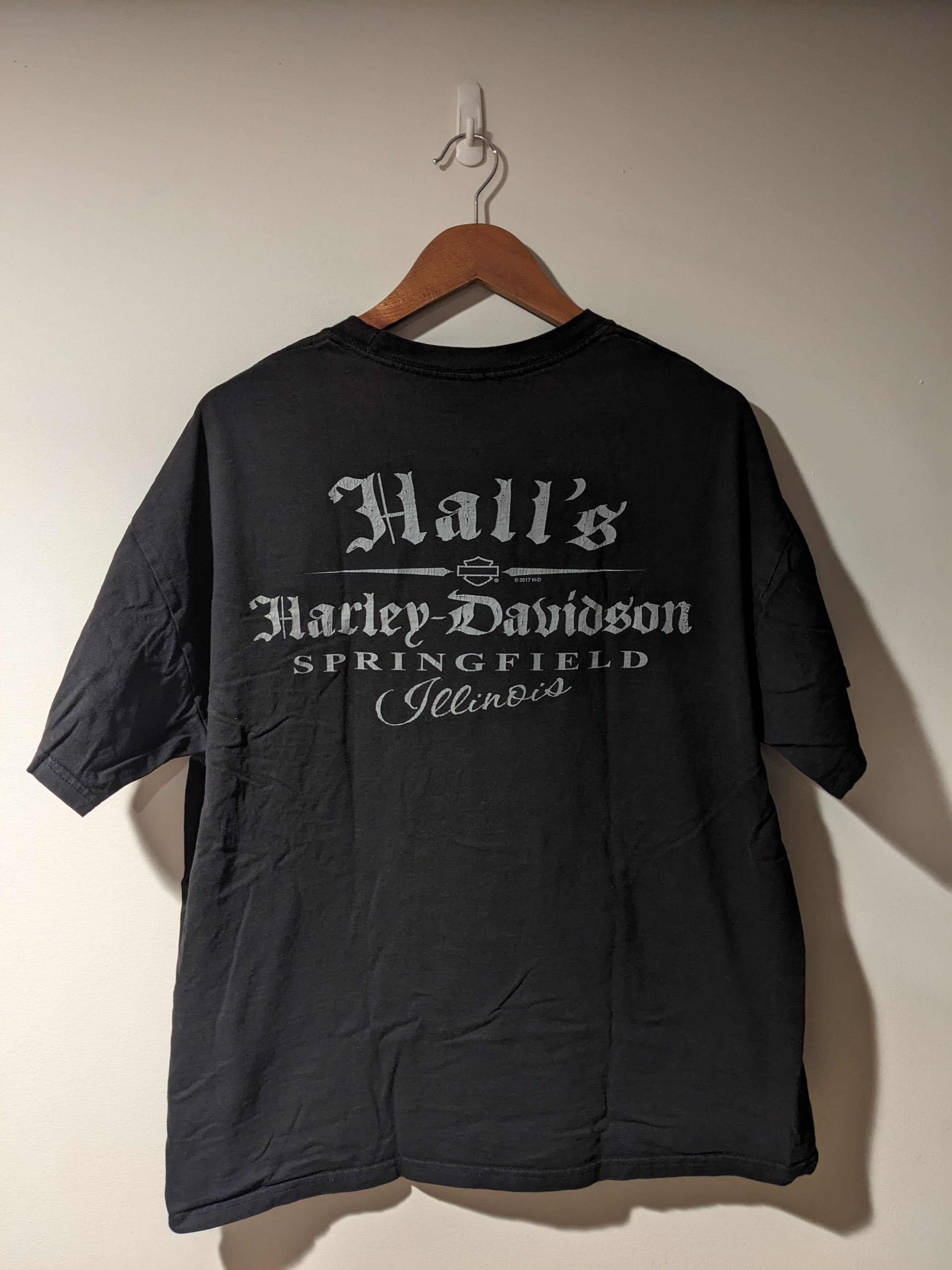 Harley Davidson × Vintage Harley Davidson Motorcycle Bike Week Bandana Skull T-Shirt Size US XL / EU 56 / 4 - 6 Thumbnail