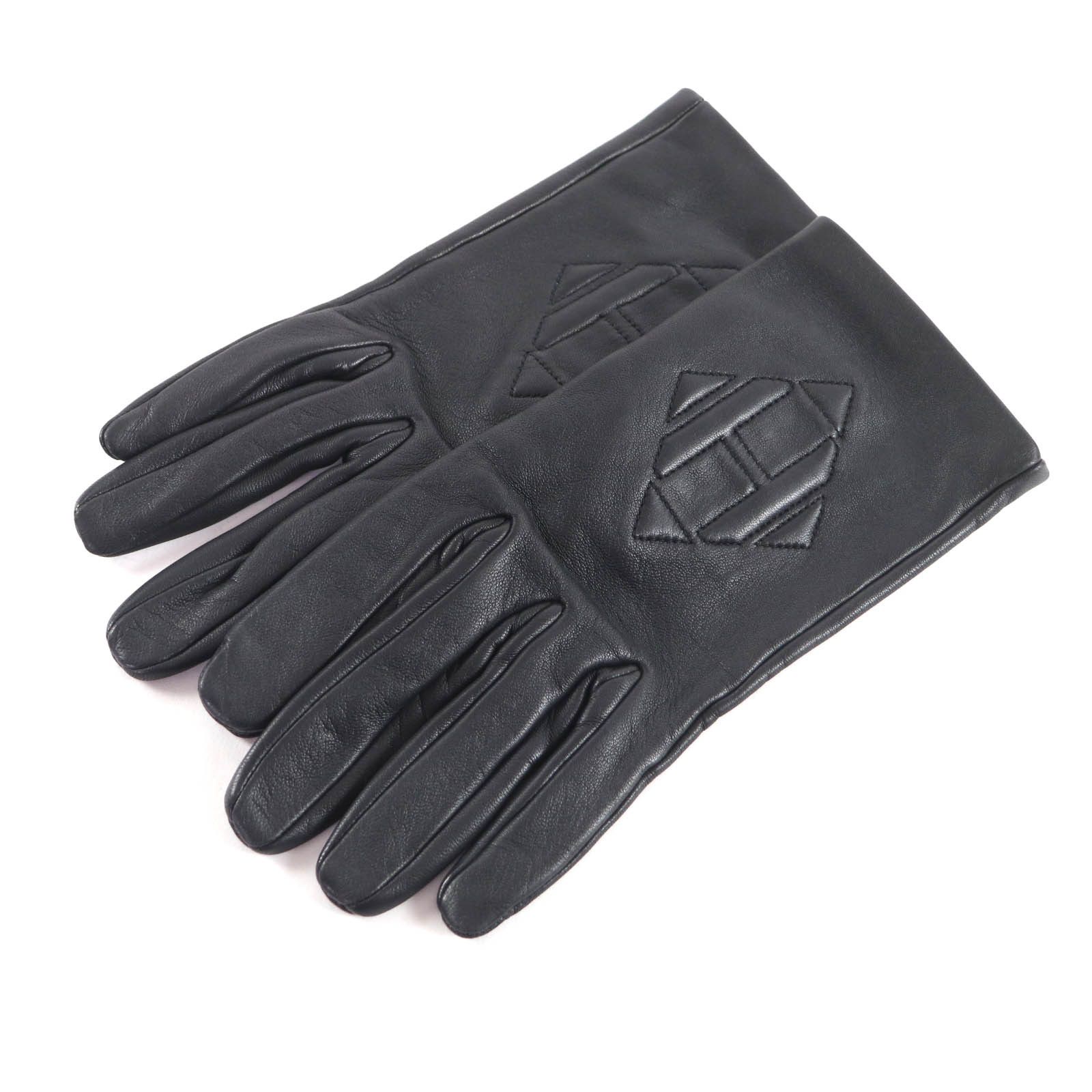 Hermes Hermes Hermes Lambskin Gloves Leather Gloves DUTY FREE for USA Size ONE SIZE - 1 Thumbnail