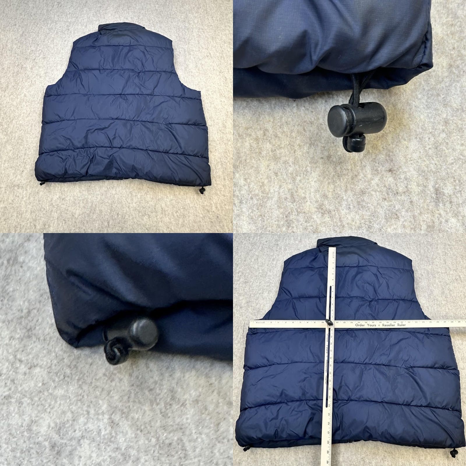 Old Navy Old Navy Vest Mens 2XL Blue Puffer Insulated Quilted Zip Snap Pockets Drawcord Vest Mens Blue Quilted Puffer Zip Pockets 2XL Old Navy Men Size US XXL / EU 58 / 5 - 8 Thumbnail