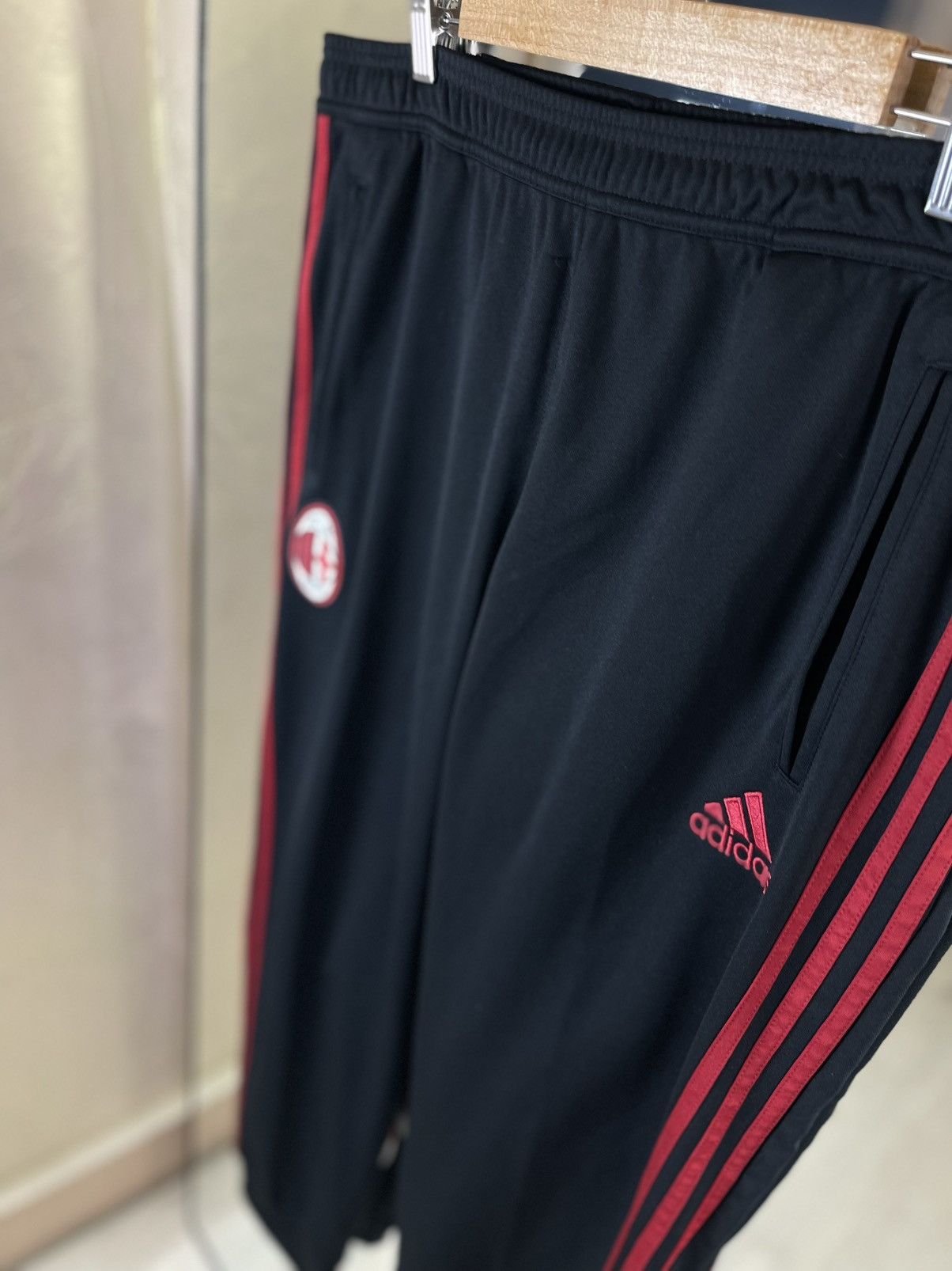 Adidas Adidas AC Milan 2014/15 Training Track Pants Rossoneri Size US 34 / EU 50 - 7 Thumbnail