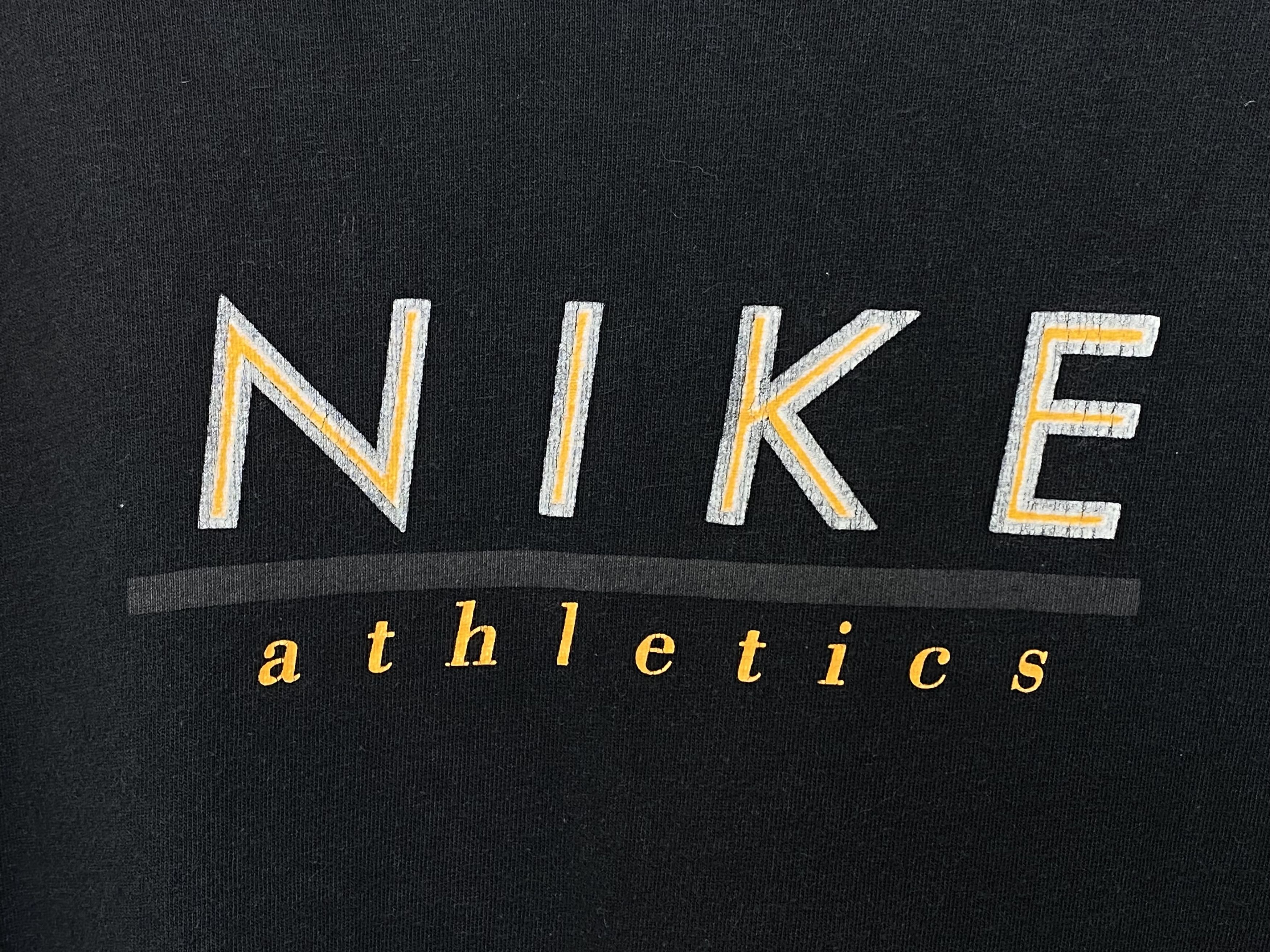 Nike Vintage 1990s NIKE Athletics Made in USA T-Shirt Size US L / EU 52-54 / 3 - 3 Thumbnail
