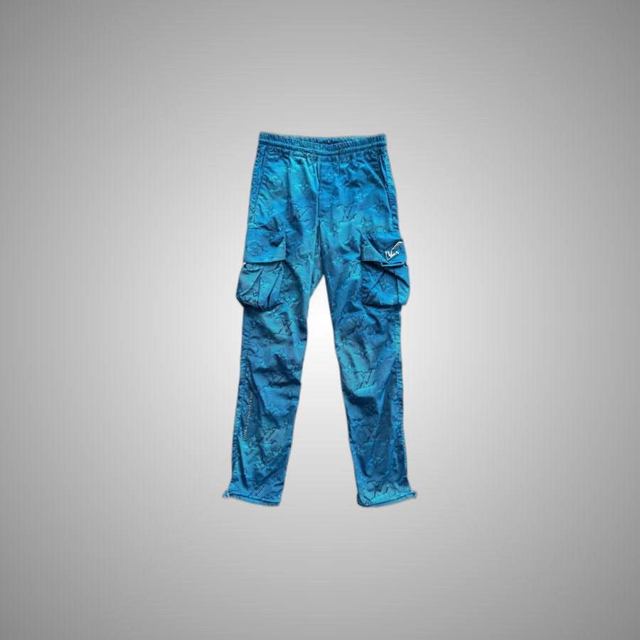 Louis Vuitton Louis Vuitton Blue 2054 Monogram Cargo Pants Size US 30 / EU 46 - 2 Thumbnail