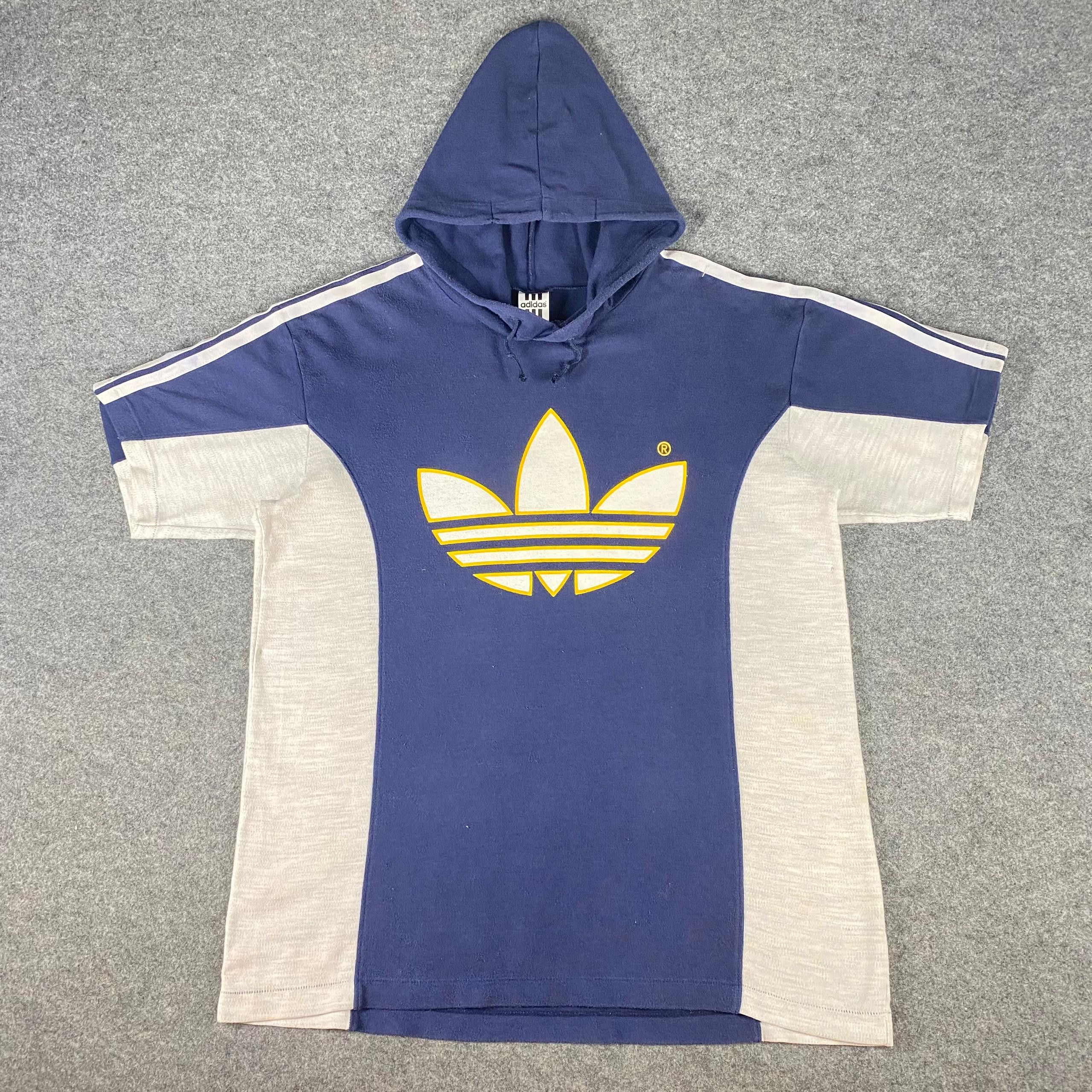 Adidas Vintage 90s Adidas Big Logo Hoodies Size US L / EU 52-54 / 3 - 12 Thumbnail