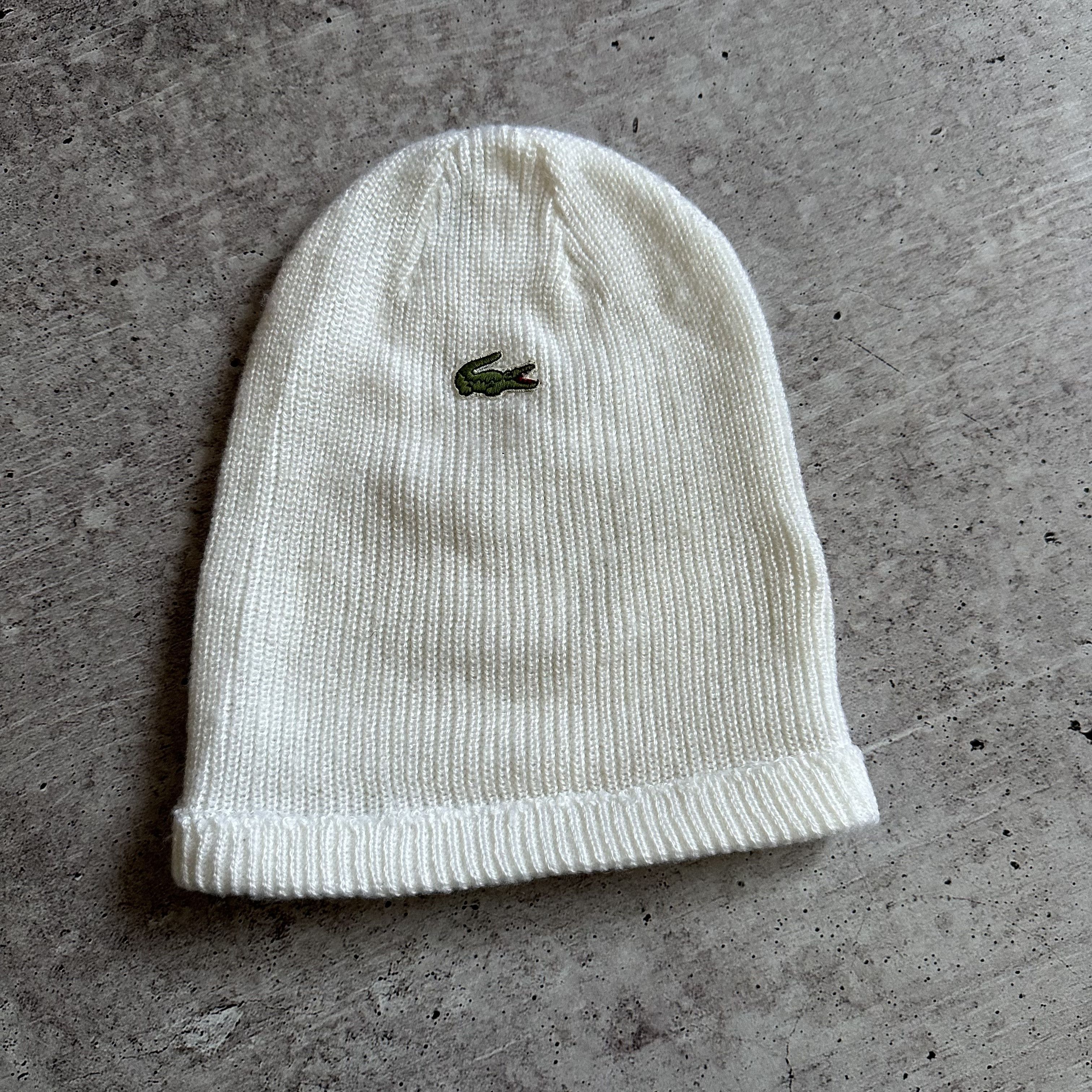 Lacoste Lacoste Chemise Vintage Made in France Beanie Hat Size ONE SIZE - 4 Thumbnail