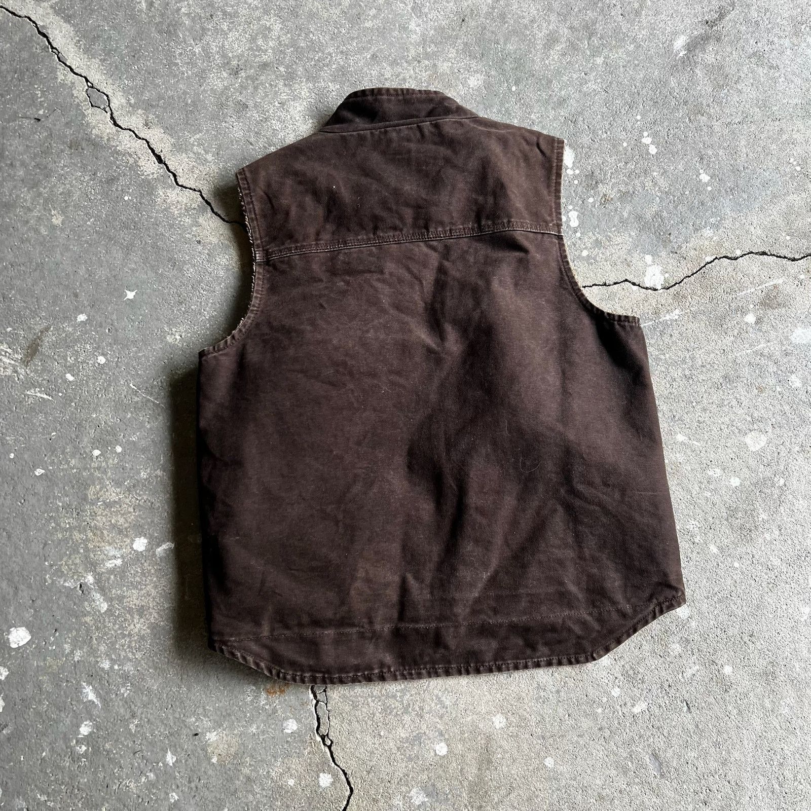 Carhartt × Vintage Carhartt V33 DKB brown work wear vest Size US M / EU 48-50 / 2 - 3 Thumbnail