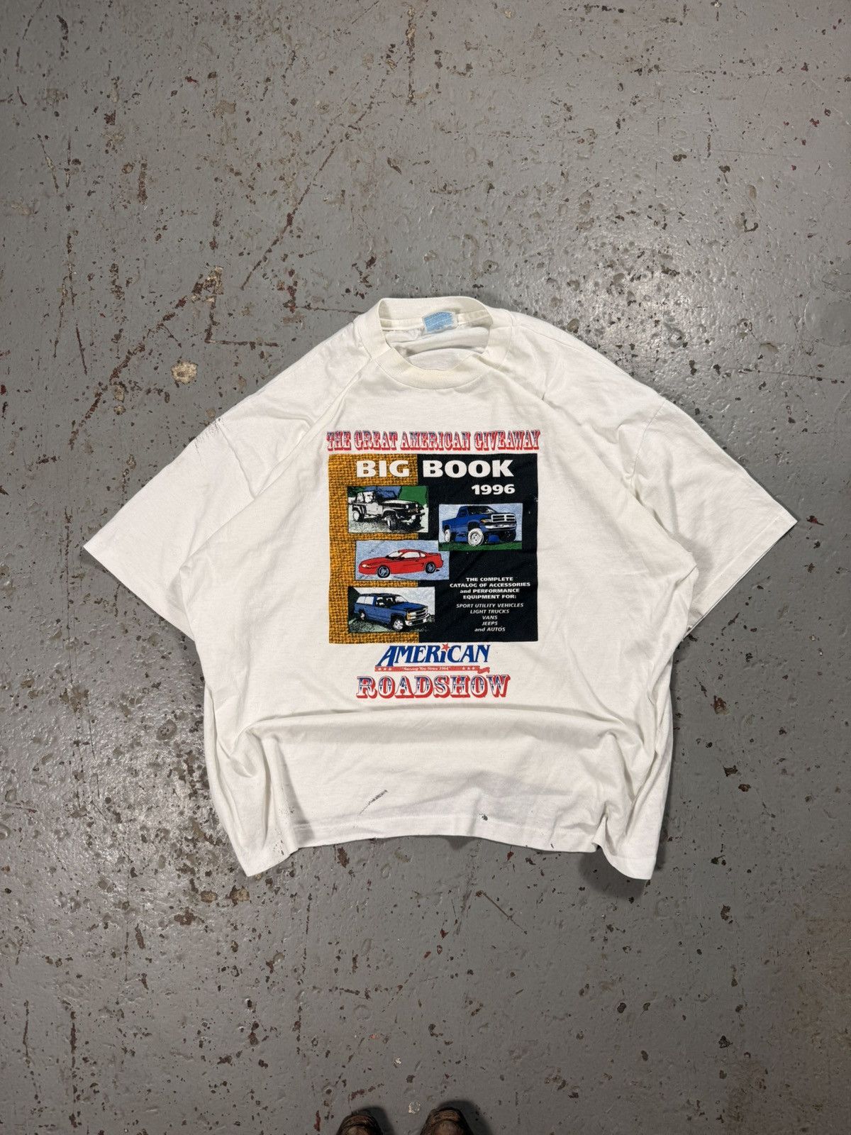 Band Tees × Vintage Vintage Great American Road Show Tee Size US XL / EU 56 / 4 - 4 Thumbnail
