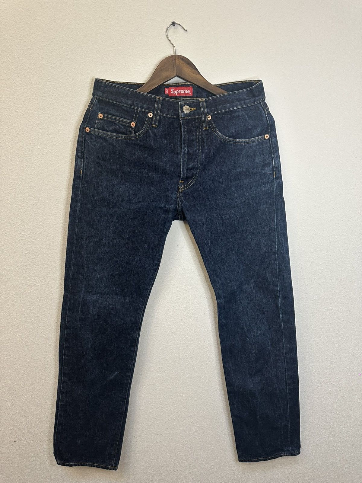 Supreme Supreme Selvedge Classic Denim Size 30 Good Condition Size US 30 / EU 46 - 2 Thumbnail