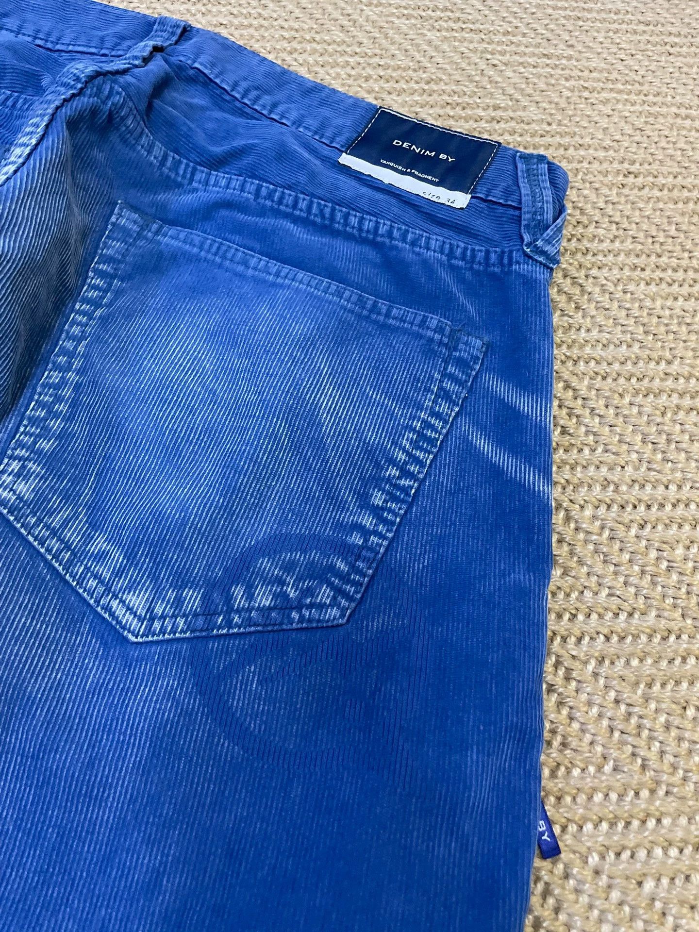 Vanquish VANQUISH & FRAGMENT DENIM Cords Blue Washed W34 Size US 34 / EU 50 - 6 Thumbnail