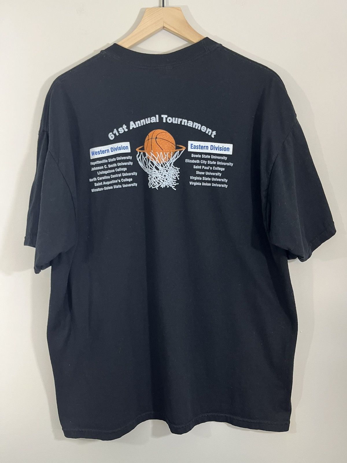 Vintage Vintage Faded Black Y2K Basketball Tournament 2000s Tee Size US XL / EU 56 / 4 - 7 Thumbnail
