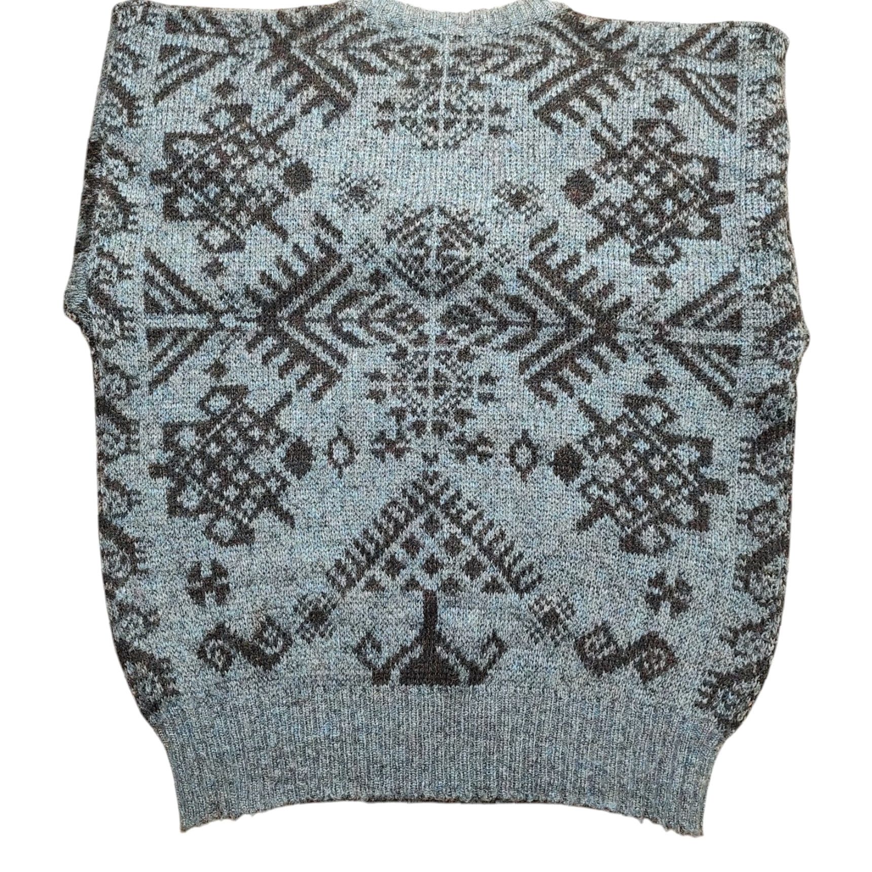 Vintage VINTAGE Boundary Waters Sweater Mens Large Blue Acrylic Geometric Knit Crew Neck Pullover Knit All Seasons 90s 80s Classic Mens Size US L / EU 52-54 / 3 - 3 Thumbnail
