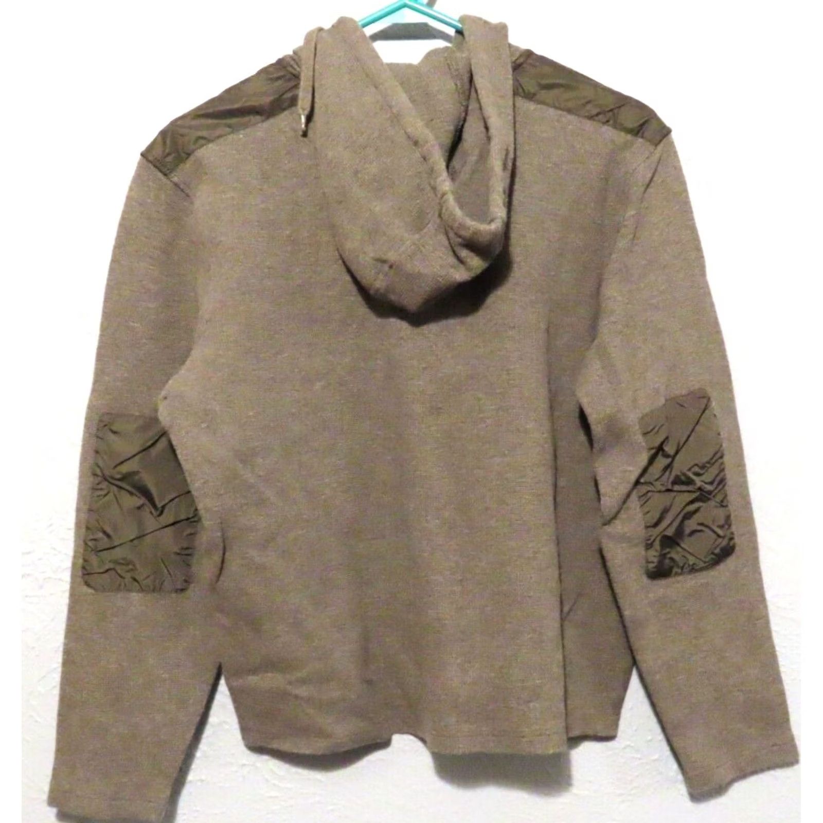 Michael Kors Michael Kors Women's L Gray Long Sleeve 1/2 Zip Elbow Patch Hoodie Modern Classic Pullover Cotton Blend Zipper Read Description Size L / US 10 / IT 46 - 7 Thumbnail