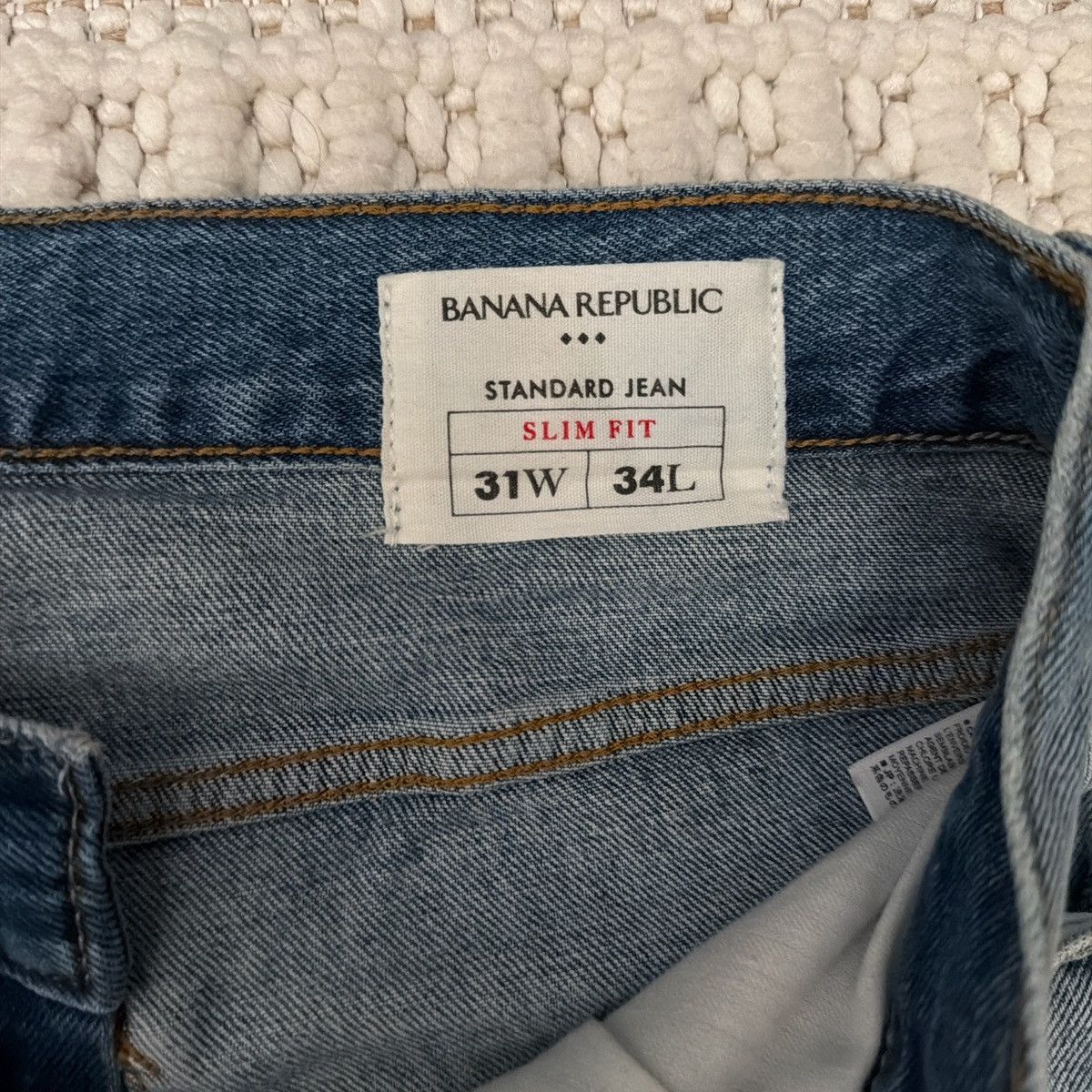 Banana Republic banana republic standard slim fit 31 x 34 jeans Size US 31 - 3 Thumbnail