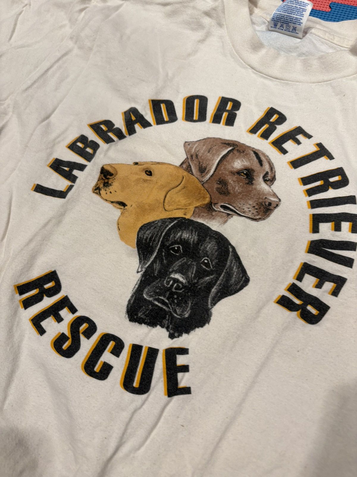 Hanes 🔥Vintage Labrador Retriever Lab Hunting Rescue Dog Tee Shirt Size US L / EU 52-54 / 3 - 3 Thumbnail