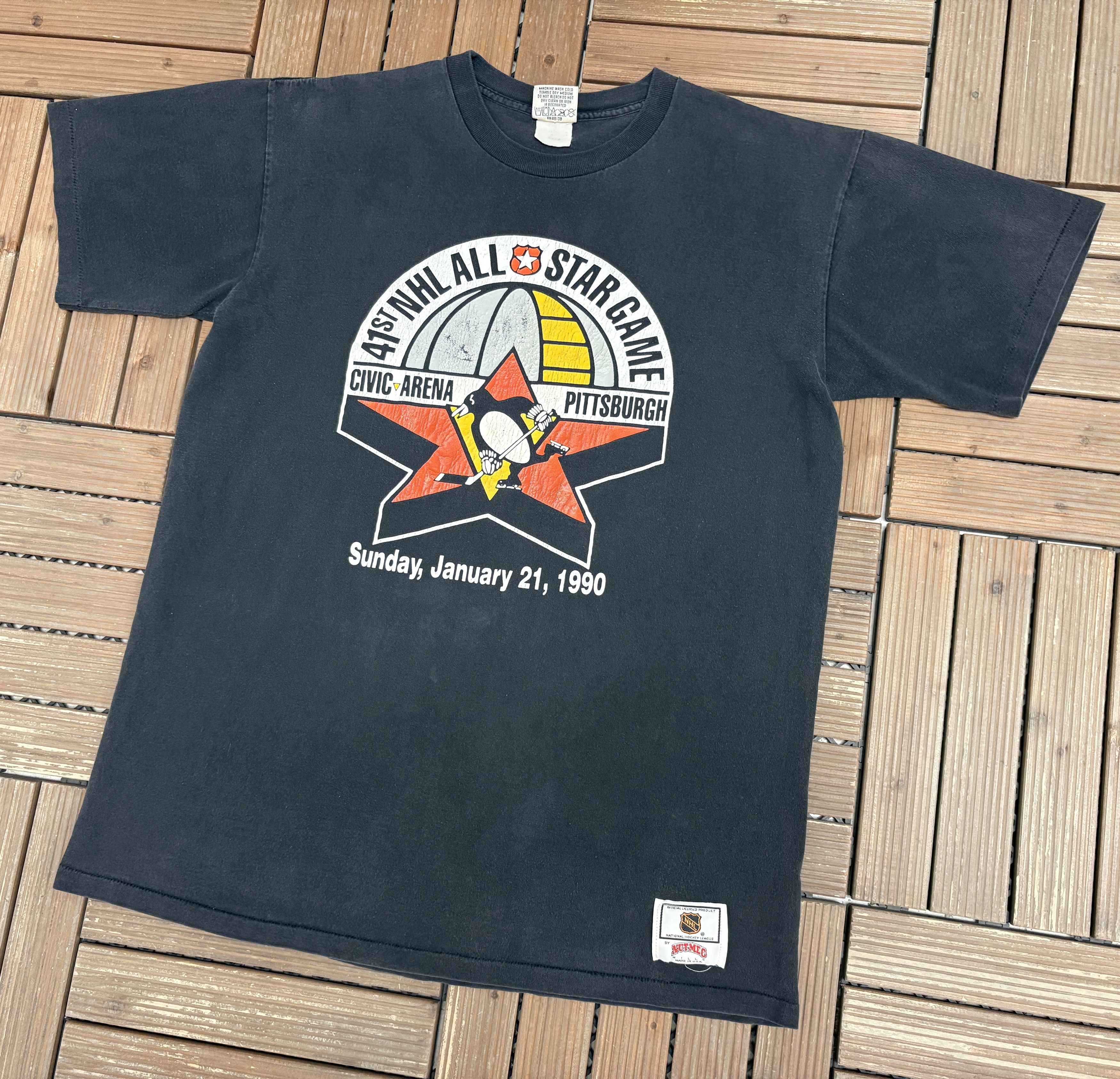 Nutmeg × Vintage 41st NHL All Star Game Pittsburgh Vintage T-Shirt Tee Size US XL / EU 56 / 4 - 3 Thumbnail