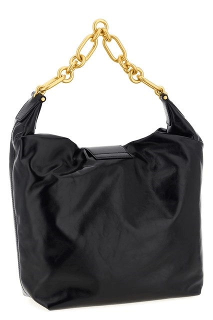Balmain BALMAIN Sync Small Black Hobo Leather Bag New Size ONE SIZE - 2 Thumbnail