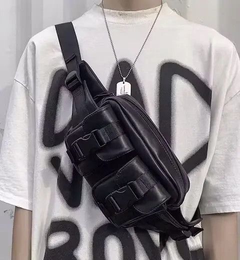 Japanese Brand Y2k utility side bag fanny pack sling bag Size ONE SIZE - 1 Thumbnail