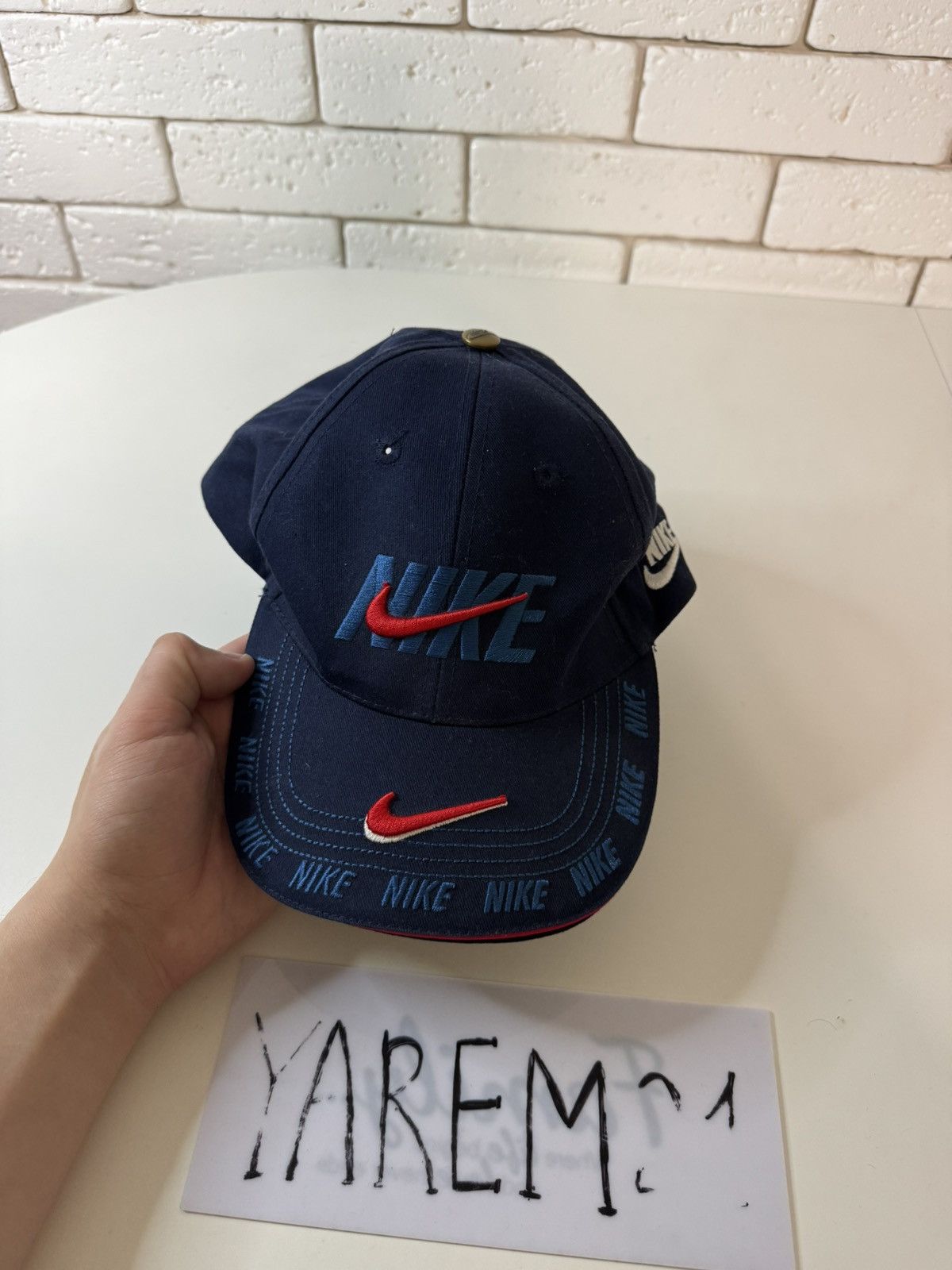 Vintage Nike vintage cap hat Size ONE SIZE - 2 Thumbnail