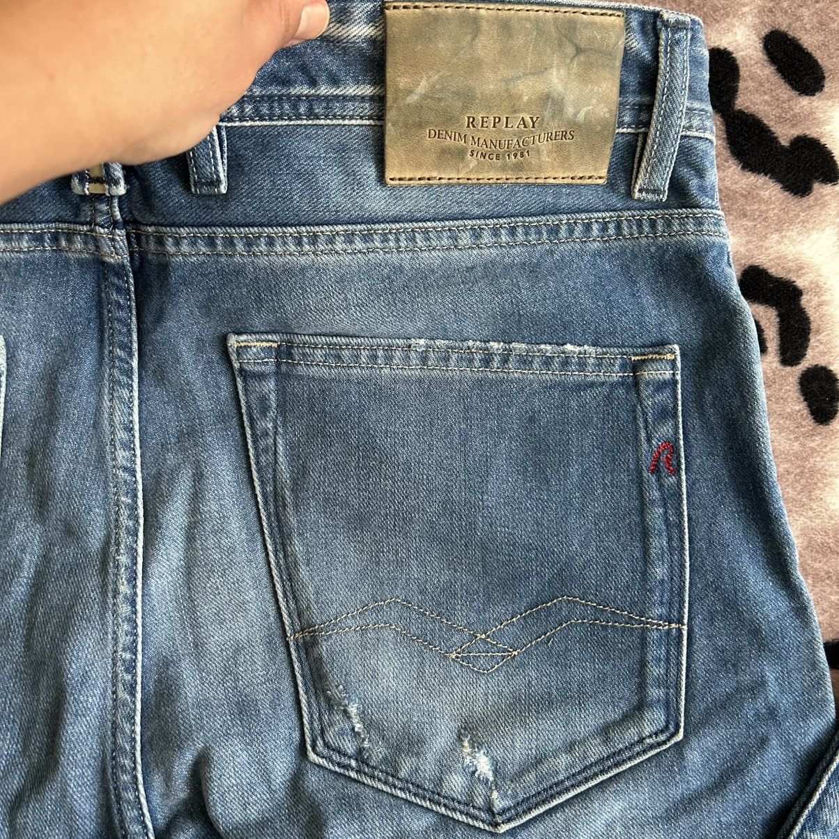Replay Replay Anbass Slim Fitt Casual Streetwear Jeans Size US 32 / EU 48 - 19 Thumbnail