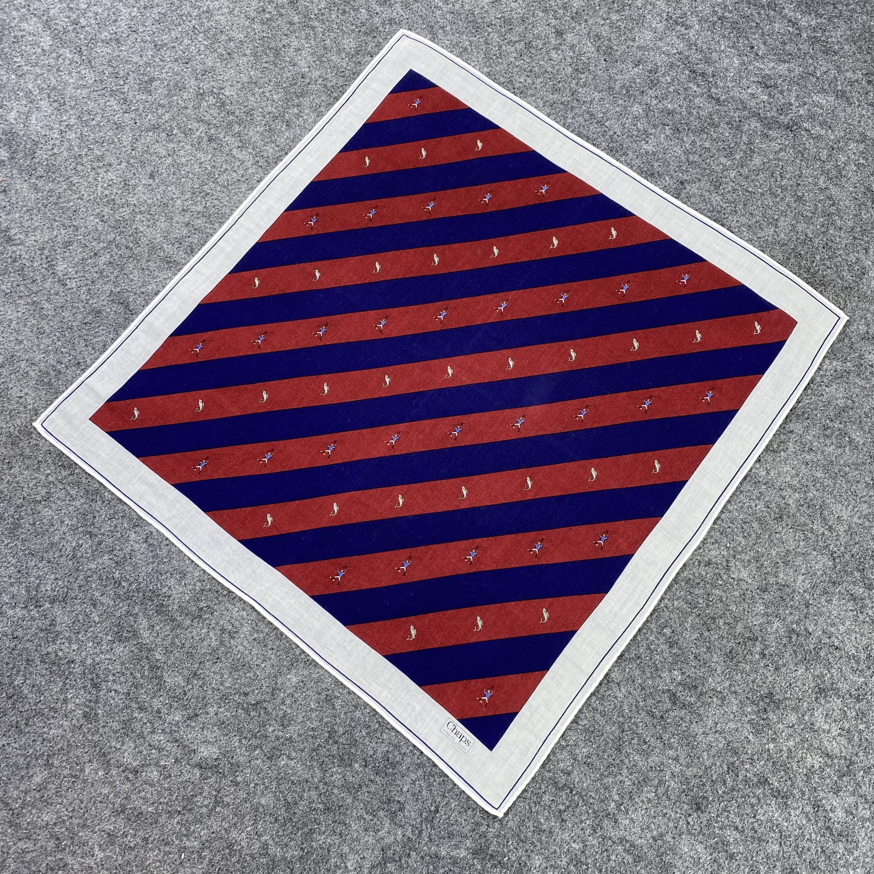 Chaps Ralph Lauren × Designer Chaps Ralph Lauren Handkerchief/Bandana / Neckerchief-B1076 Size ONE SIZE - 4 Thumbnail