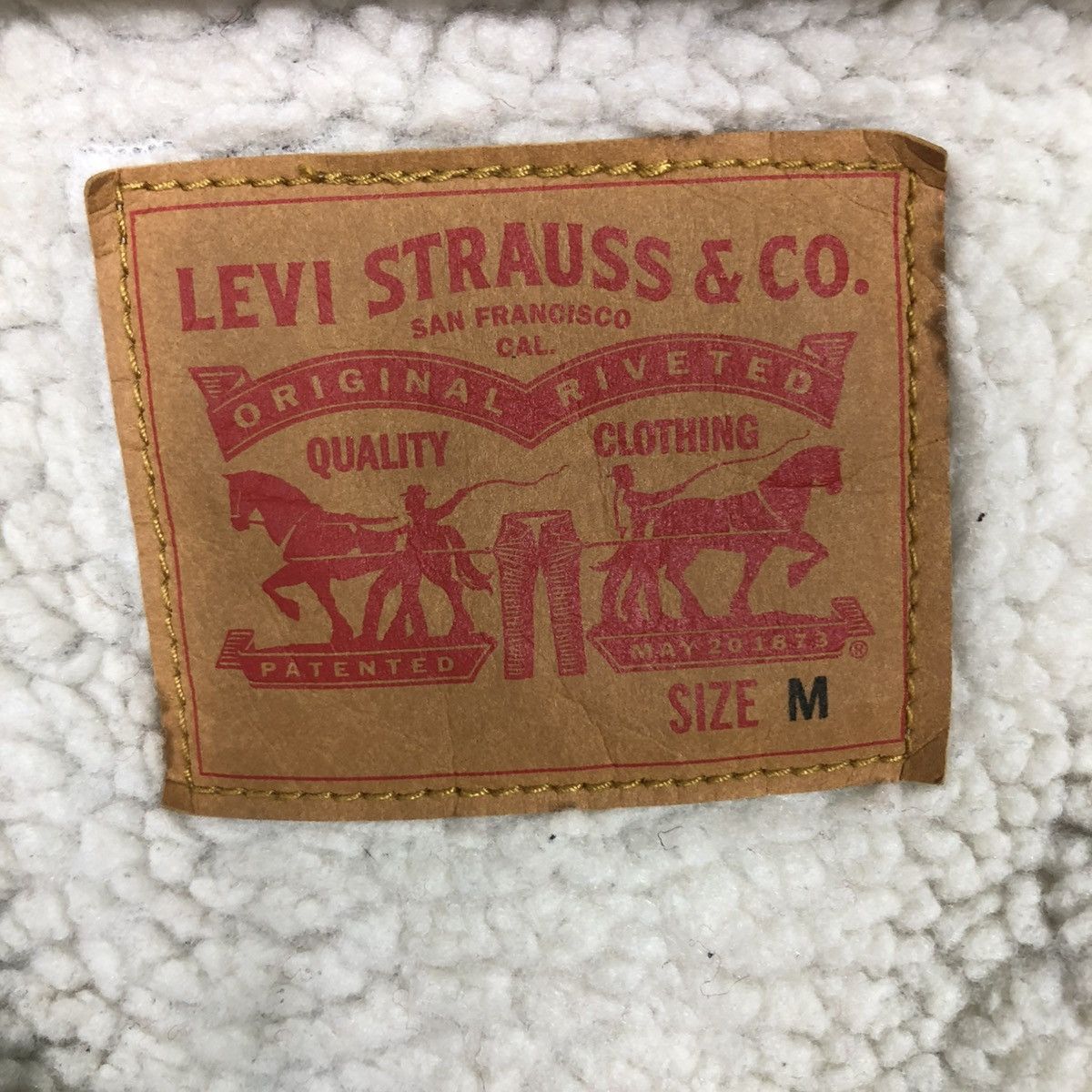 Levi's 🔥VINTAGE CHORE WOOL JACKET BLANKET LEVI’S TARTAN DESIGN Size US M / EU 48-50 / 2 - 21 Thumbnail