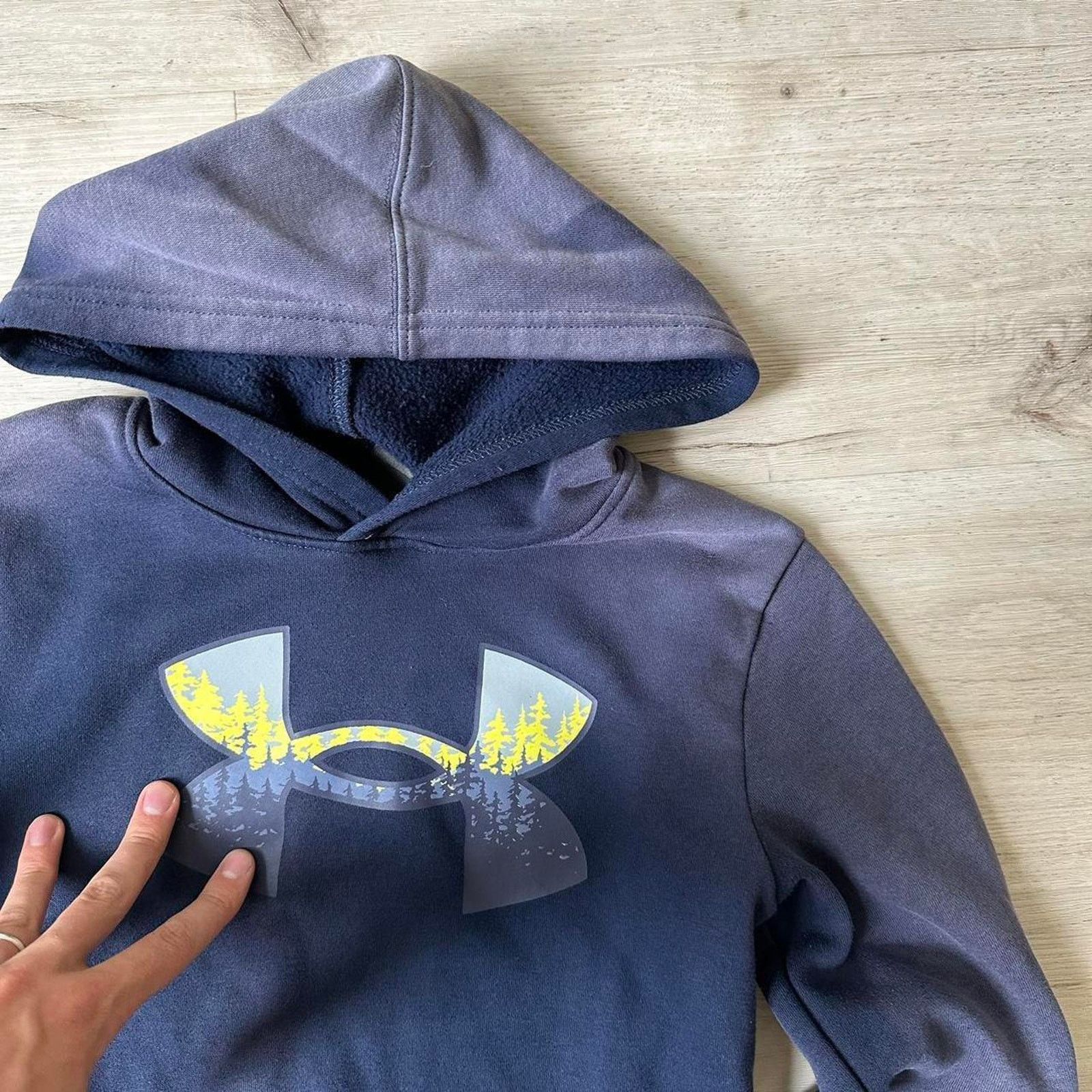 Under Armour Vintage Sun Faded Youth Under Armour Hoodie Sweatshirt Grailed
