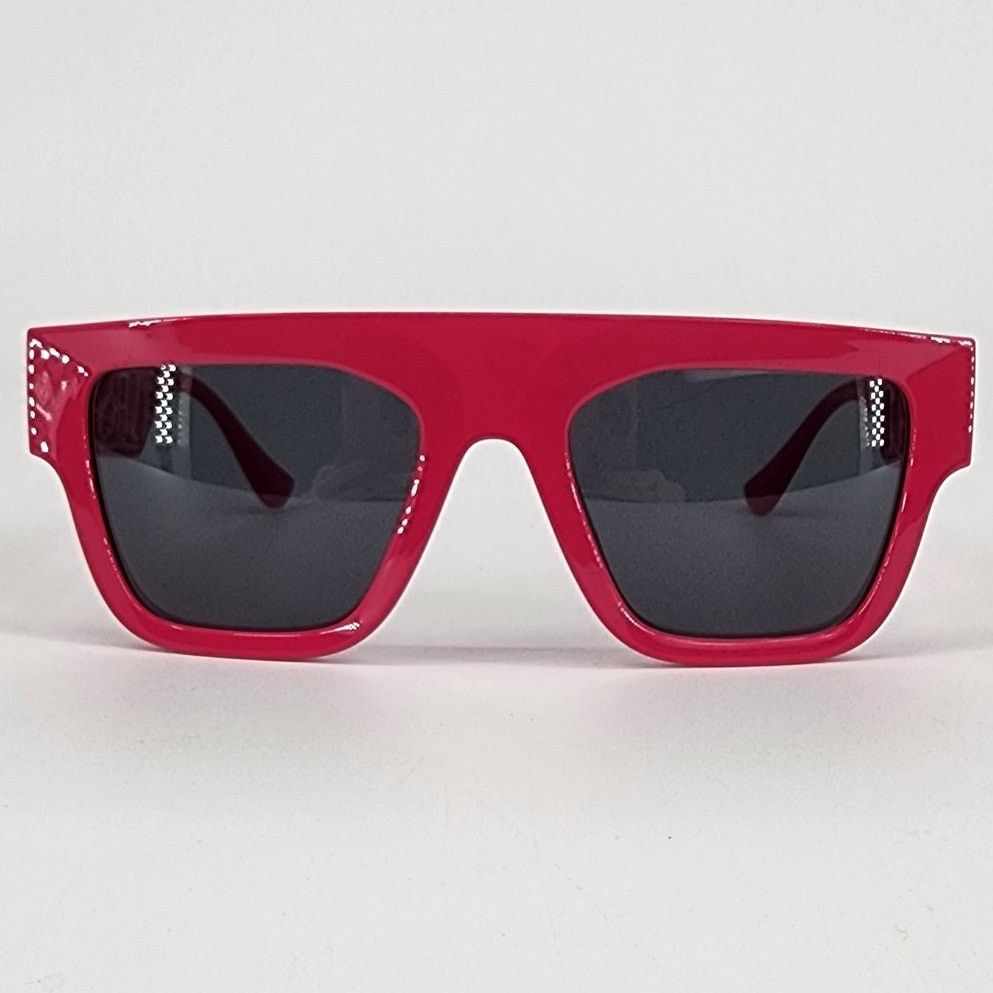 Versace Versace 90s Vintage Logo Bright Pink Unisex Sunglasses Size ONE SIZE - 1 Thumbnail