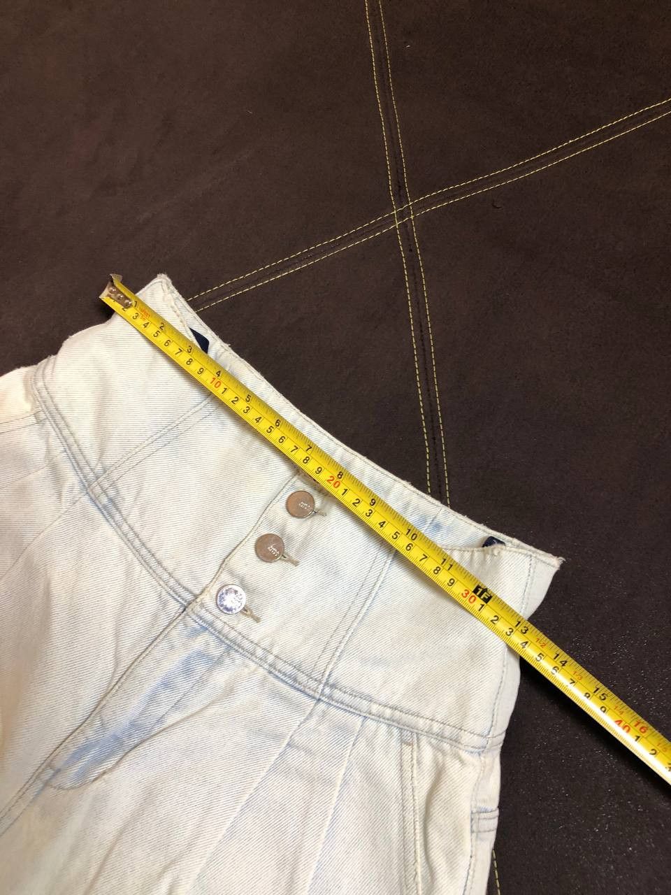 Miss Sixty 90s Miss Sixty Vintage Denim flared shorts Size 27" / US 4 / IT 40 - 11 Thumbnail