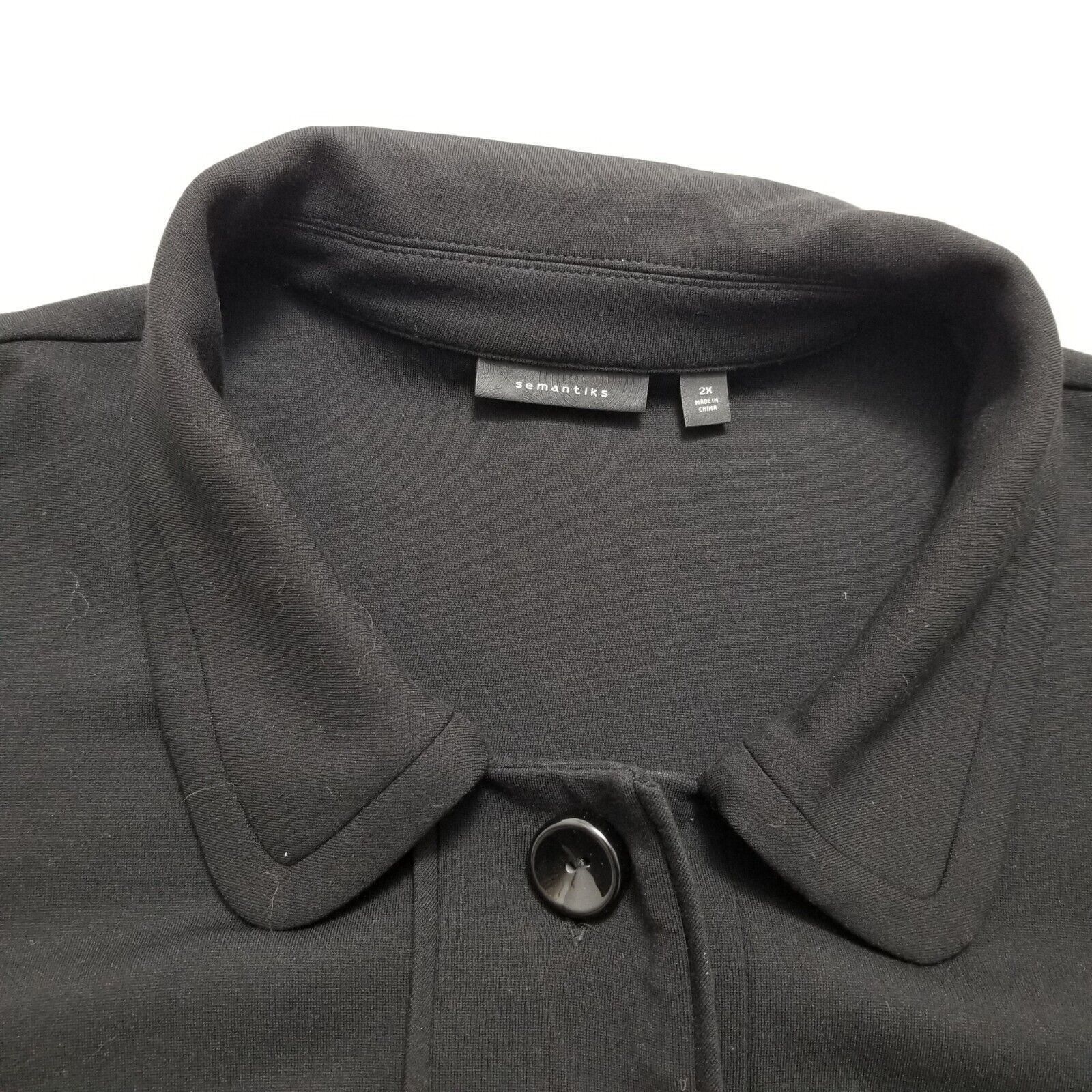 Other Semantiks Jacket Womens 2X Buttons Heavy Rayon Blend Outdoor Size ONE SIZE - 6 Thumbnail