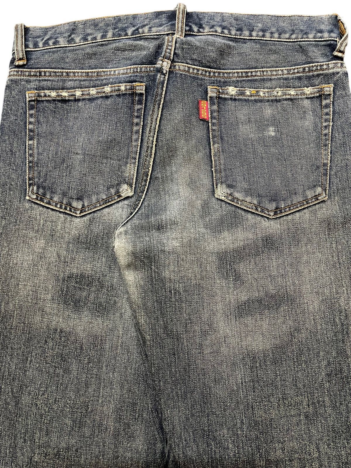 291295=Homme Vintage Japan 291295 Homme Mud Wash Faded Clawmark Loose Fit Size US 31 - 6 Thumbnail