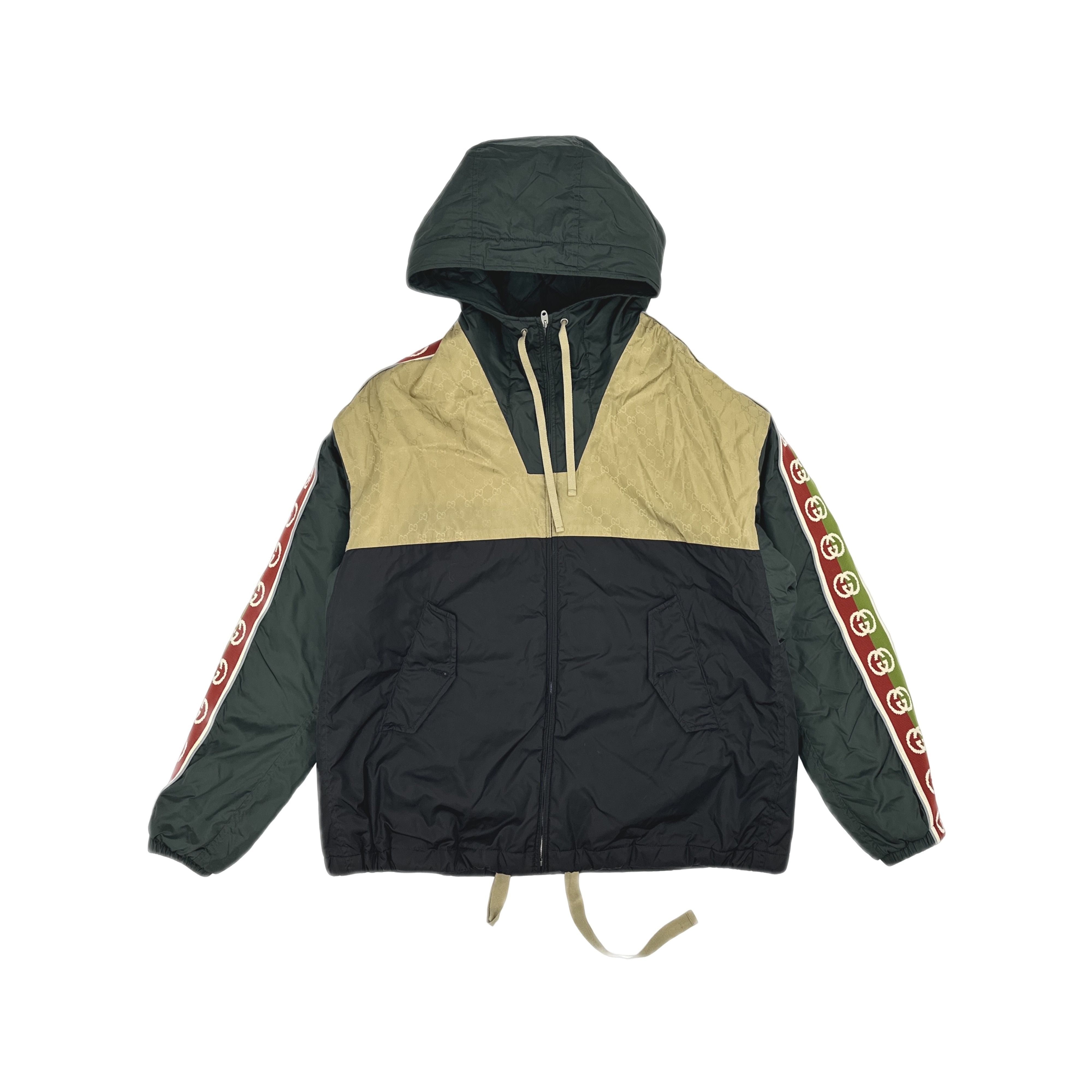 Gucci Gucci GG Jacquard Colorblock Hooded Jacket 46 Size US S / EU 44-46 / 1 - 1 Thumbnail