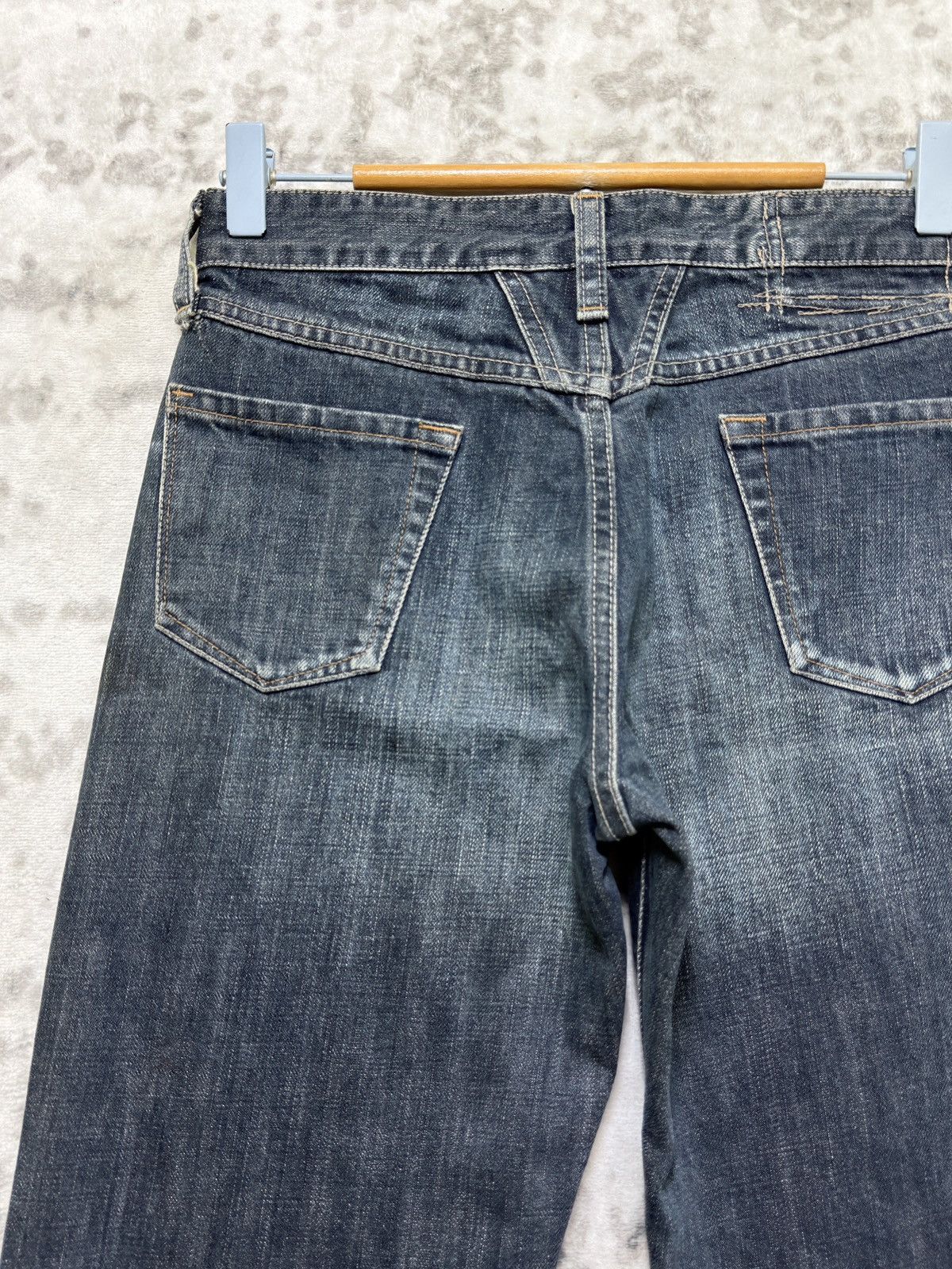 Marithe + Francois Girbaud Vintage Marithé François Girbaud Whiskered Denim Jeans Size US 26 / EU 42 - 10 Thumbnail
