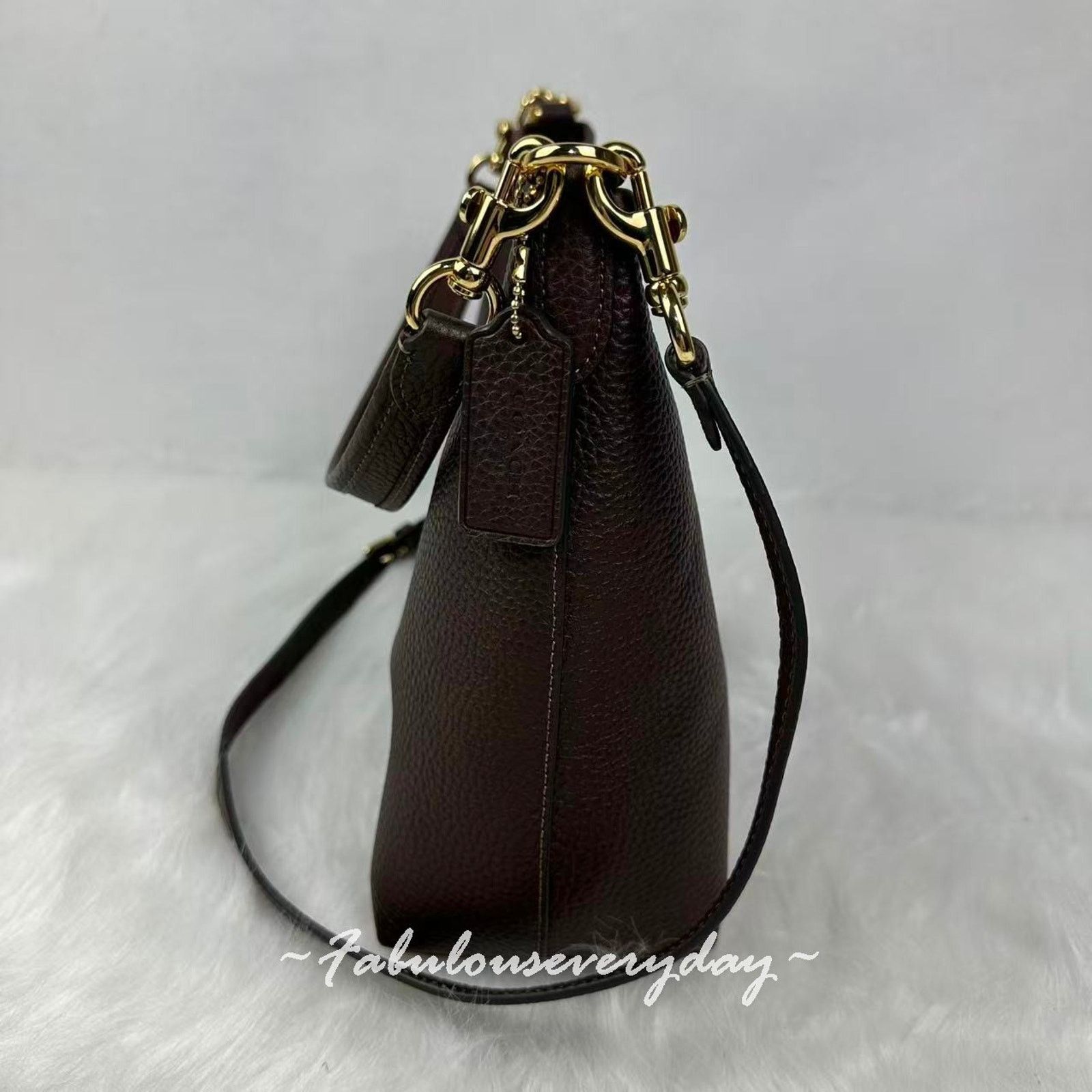 Coach Coach Laurel Shoulder Bag Crossbody Leather/Gold/Maple CR148 Size ONE SIZE - 2 Thumbnail