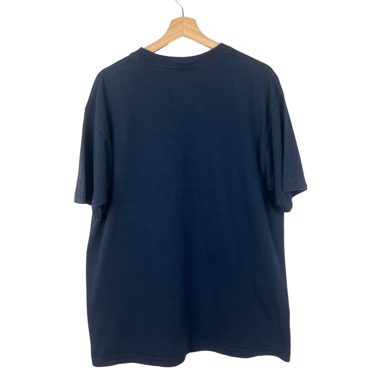Guess Vintage 90s Guess Sport USA Navy Blue T Shirt Large Size US L / EU 52-54 / 3 - 4 Thumbnail