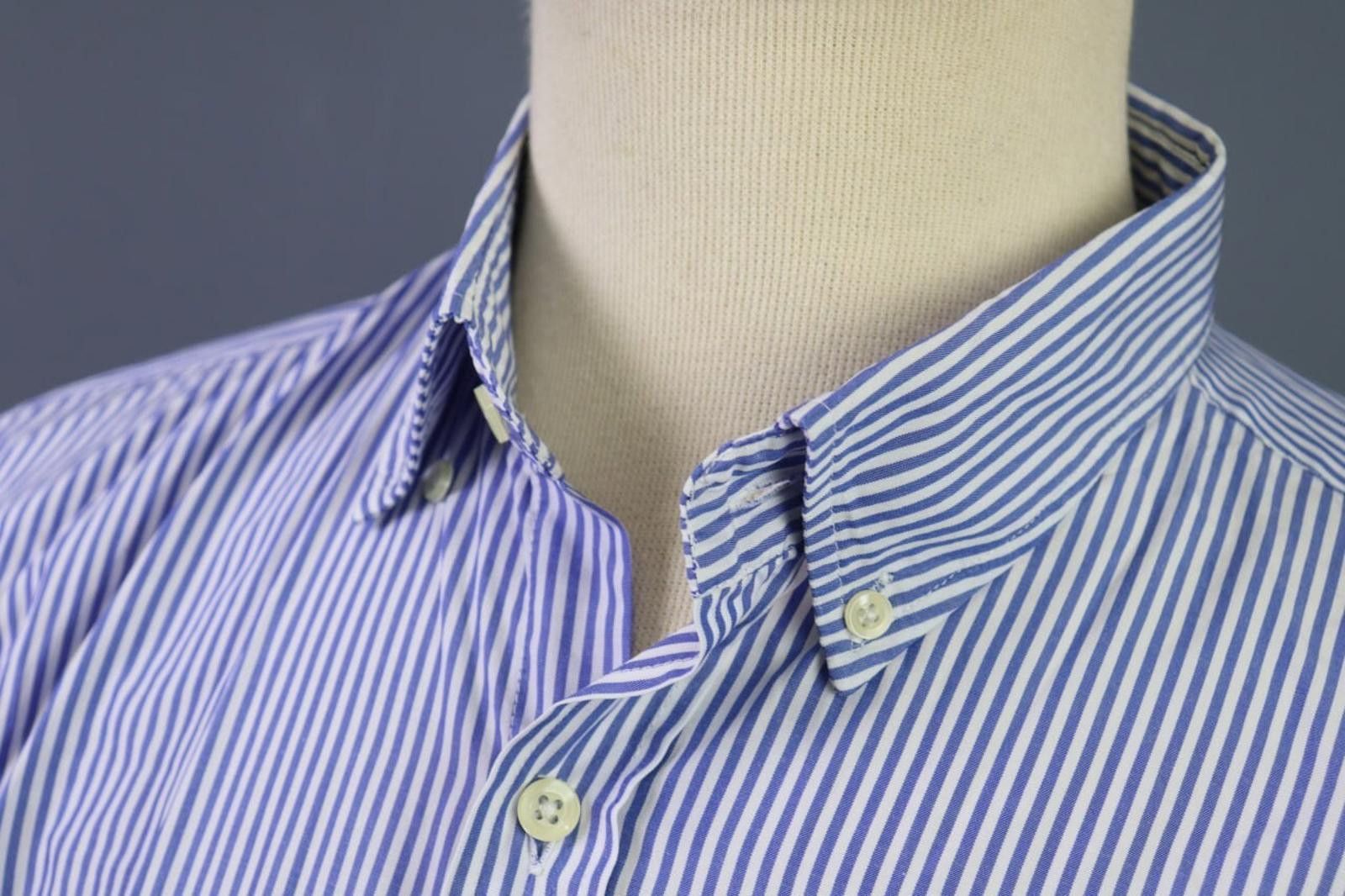 La Martina La Martina Buenos Aires Blue Striped Button Shirt Size XXL Size US XXL / EU 58 / 5 - 10 Thumbnail
