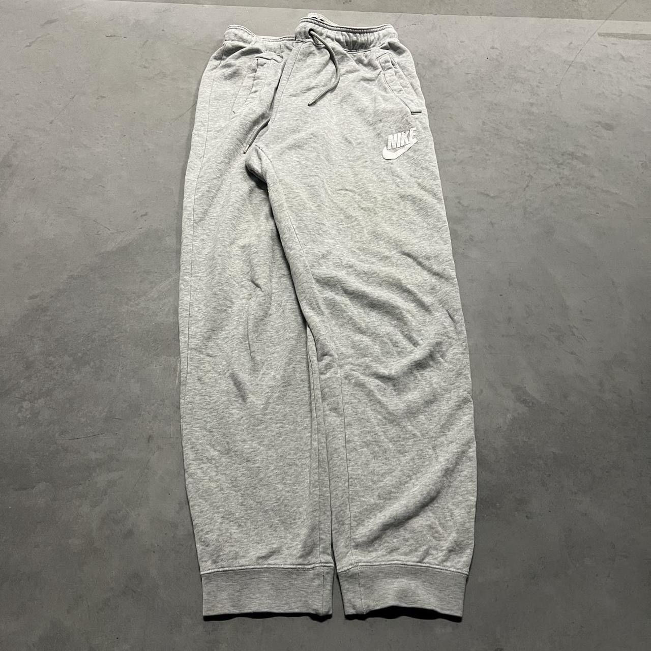 Nike Crazy Vintage Y2K Nike Grey Sweatpants Loungewear Swoosh Size US 32 / EU 48 - 1 Thumbnail
