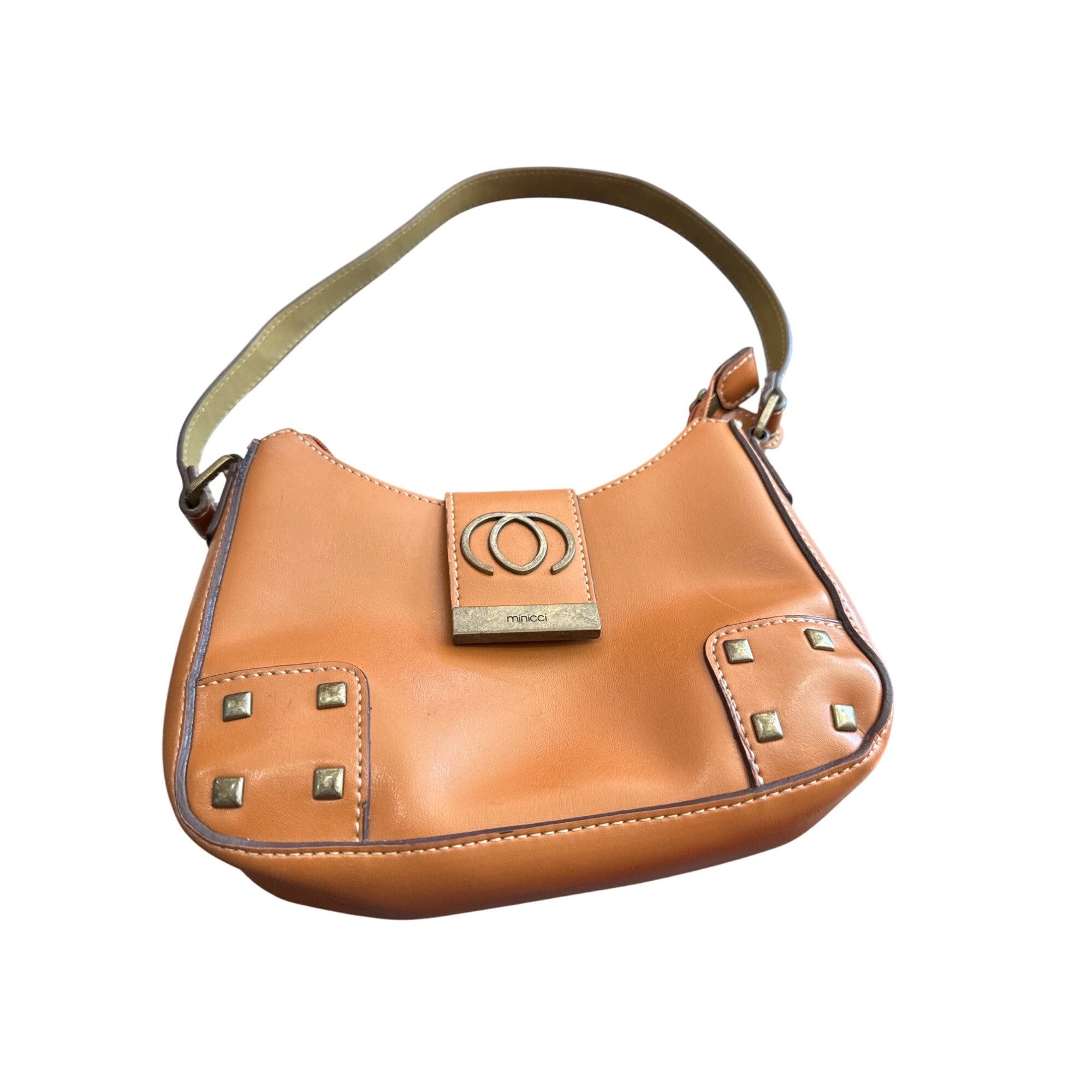 Other Minicci Tan Vinyl Studded womens handbag SKU7956/Q564586 Size ONE SIZE - 1 Thumbnail
