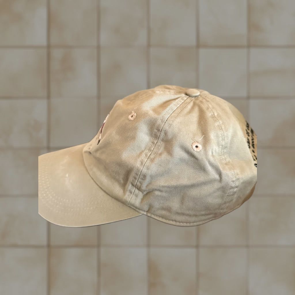 Vintage VINTAGE Disney Hat Cap Strap Back Beige Snow White Dwarfs Grumpy Golfer Mens Size ONE SIZE - 1 Thumbnail