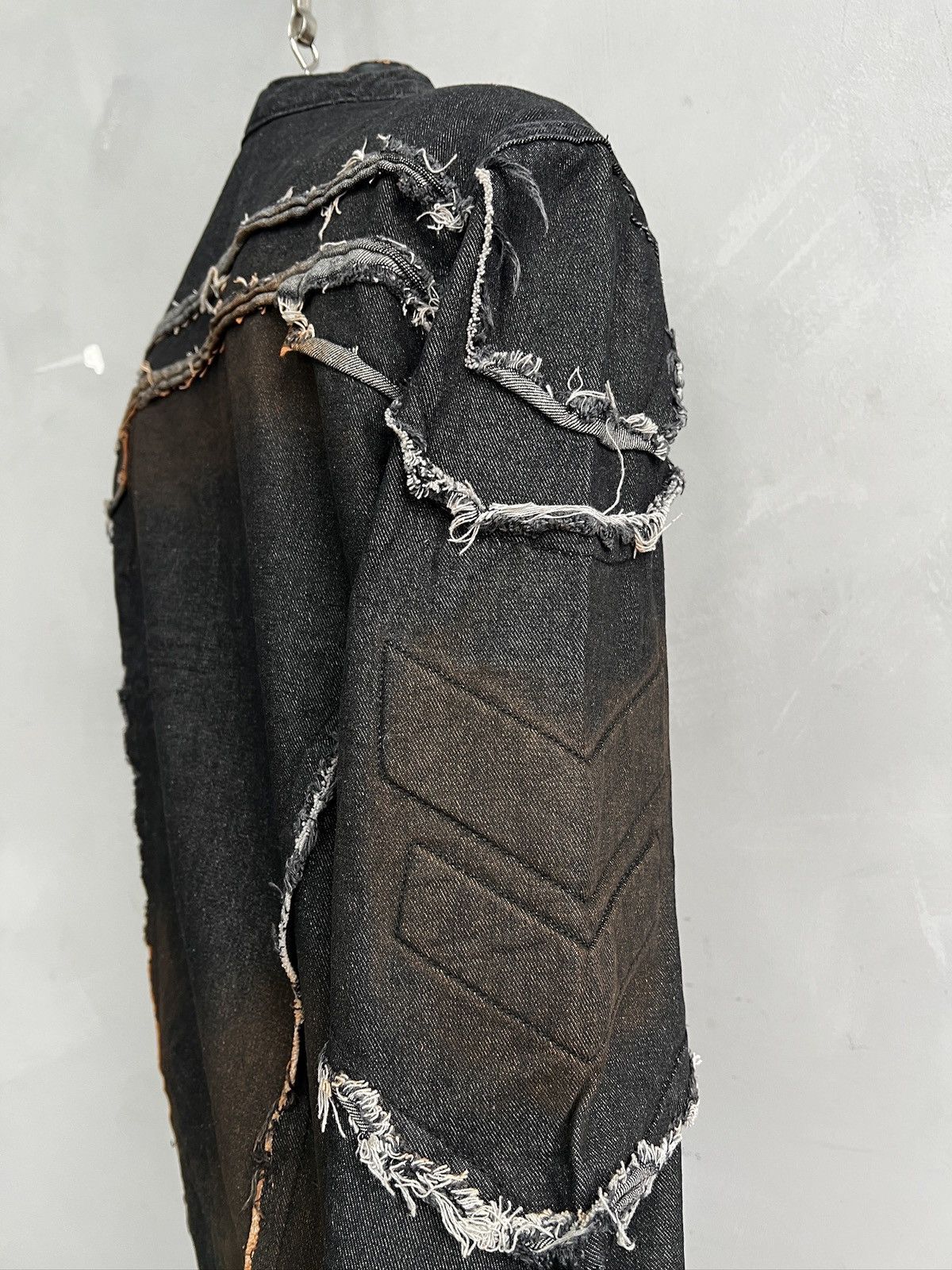 Kapital Sun faded racing moto style denim jacket y2k kapital style Size US M / EU 48-50 / 2 - 10 Thumbnail